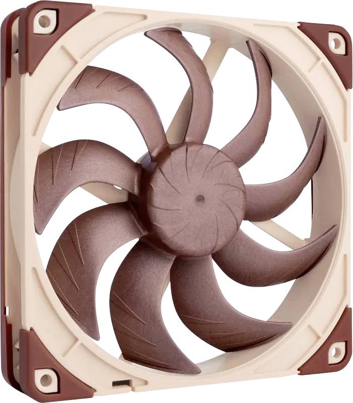 Noctua NF-A14X25 G2 LS-PWM PC fan Beige, Brown (W x H x D) 14 x 2.5 x 14 cm