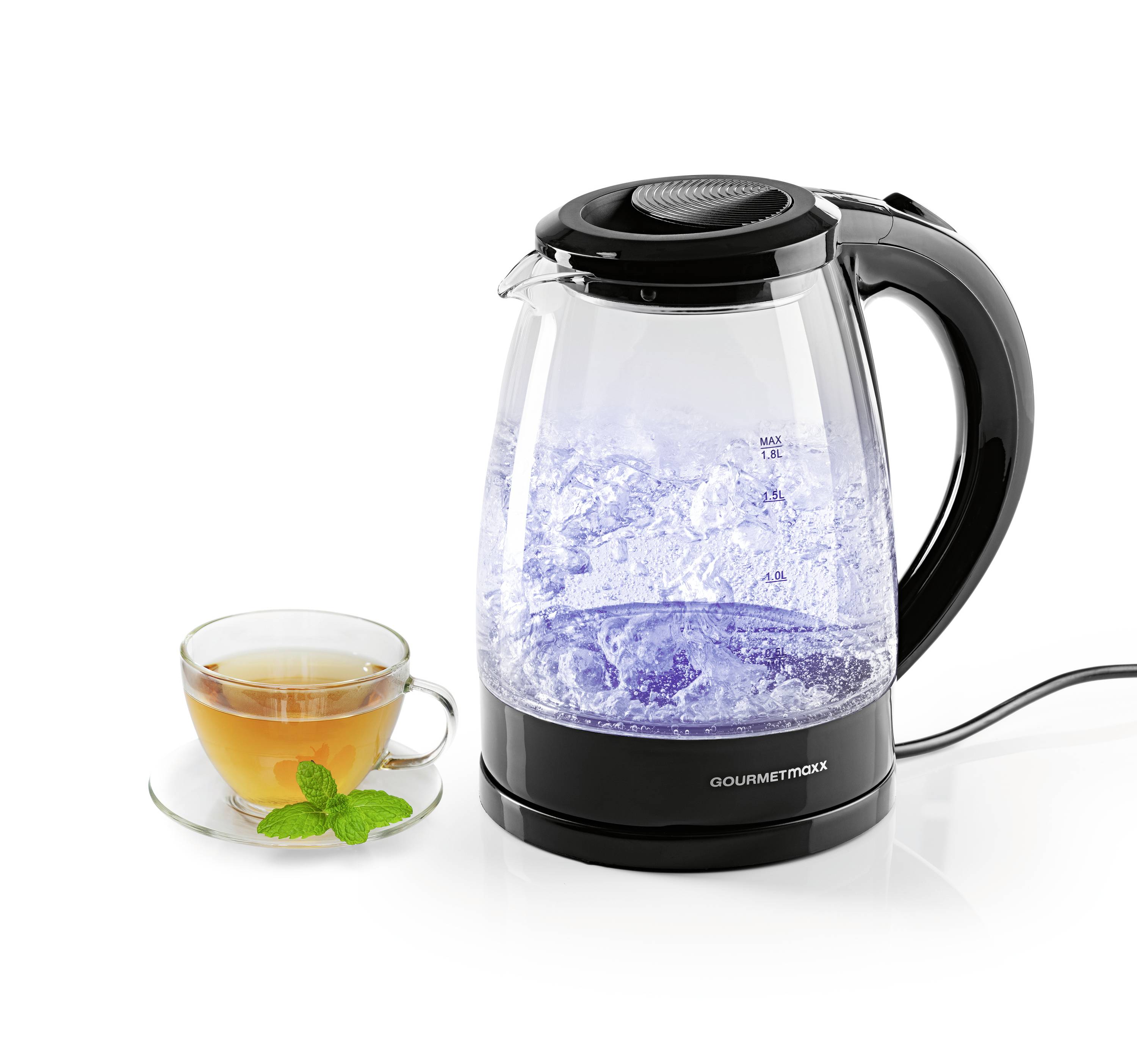 GourmetMaxx Kettle Black Capacity: 1.8 l