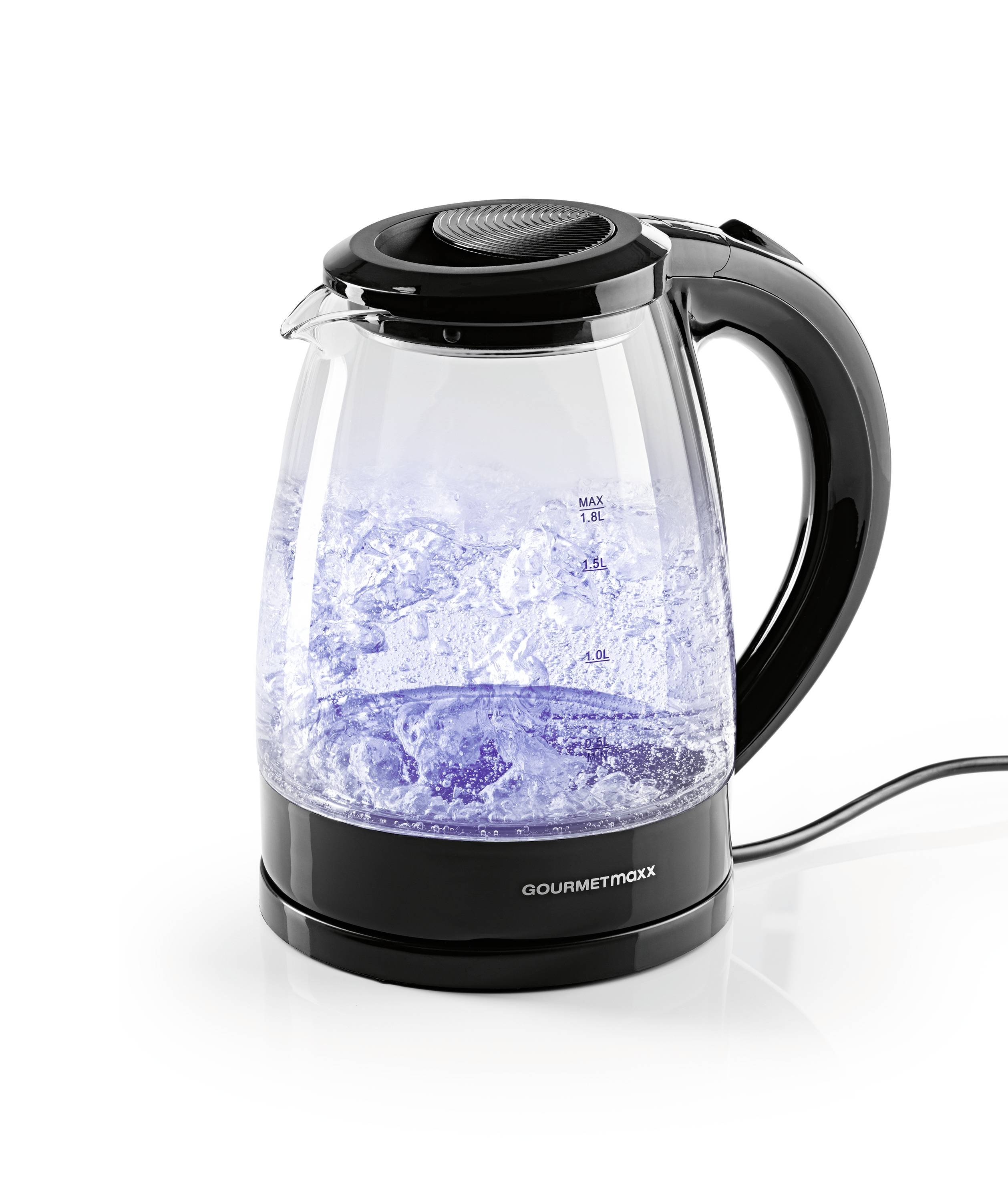 GourmetMaxx Kettle Black Capacity: 1.8 l