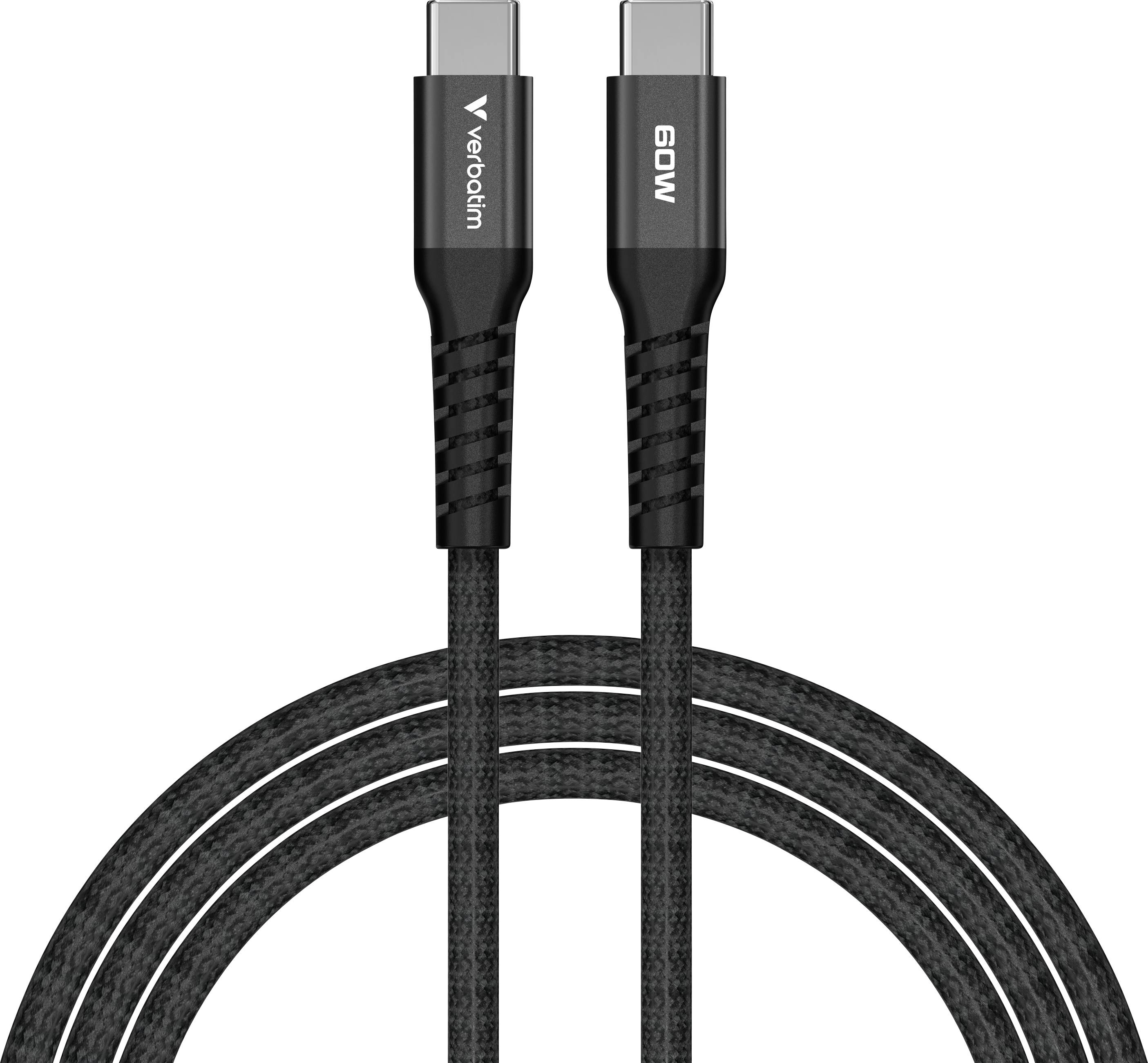 Verbatim Cell phone Cable [1x USB-C® plug - 1x USB-C® plug] 1.2 m USB C® + magnetic contact