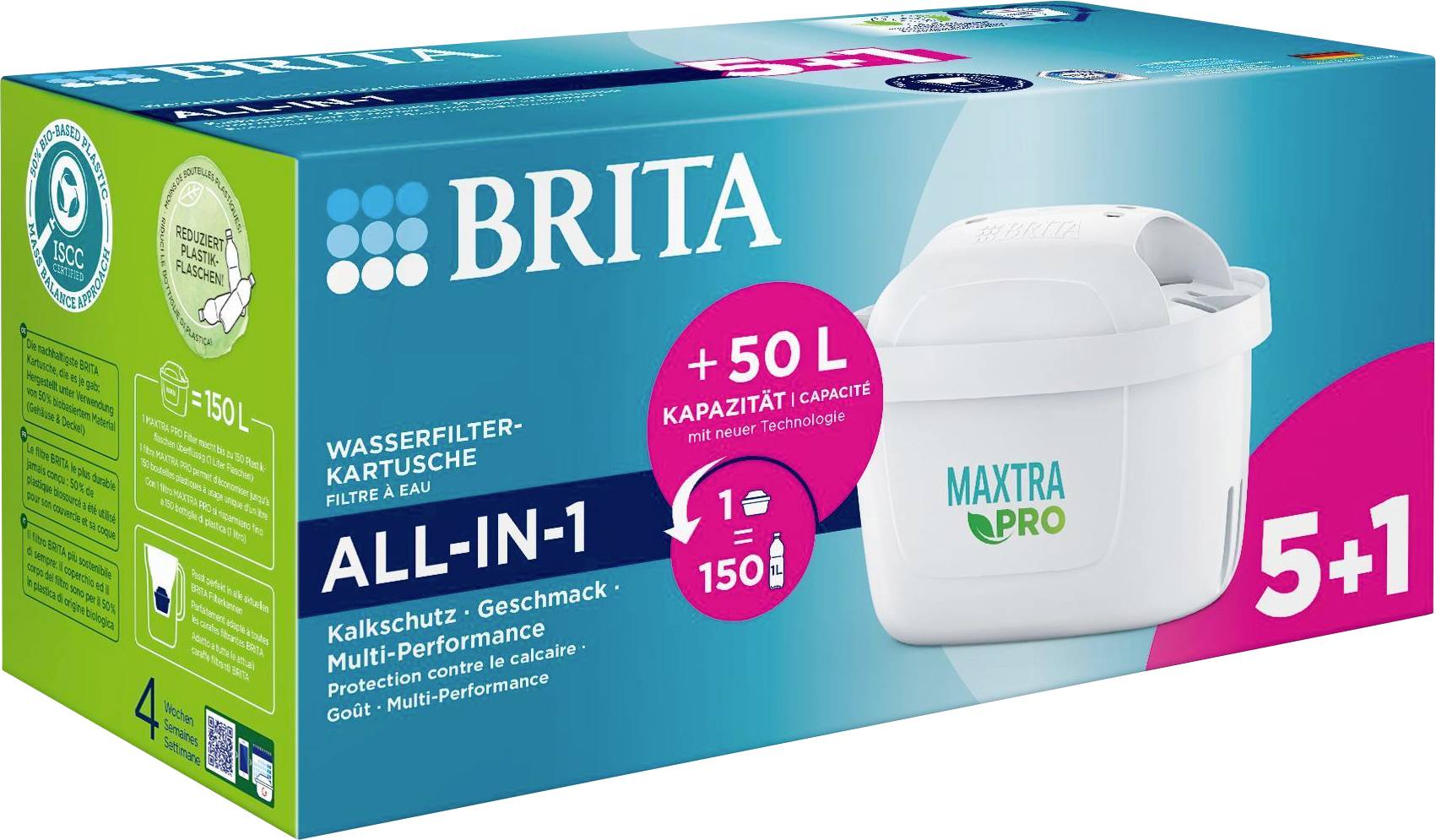 Brita Maxtra Pro Pure 5+1 120559 Water filter White