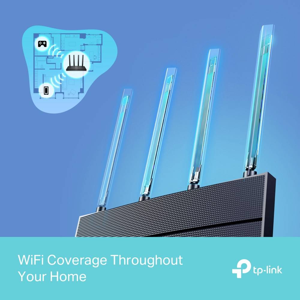 TP-LINK Archer AX12 Wi-Fi router 2.4 GHz, 5 GHz