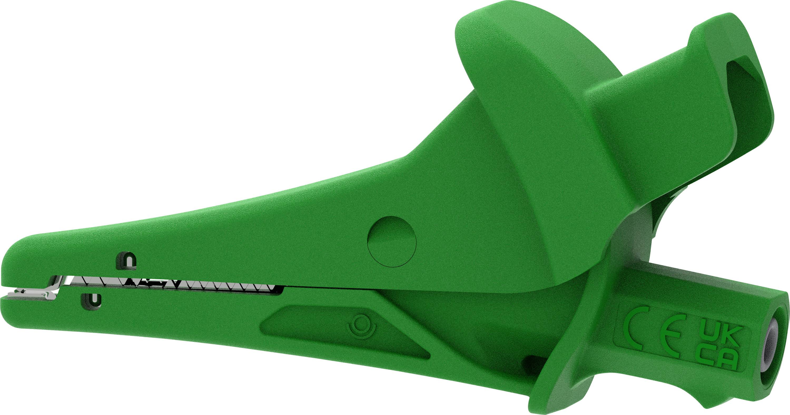 Electro PJP 5104-IEC-CD1-V Alligator clip Green Max. clamping range: 25 mm Length: 91 mm 1 pc(s)