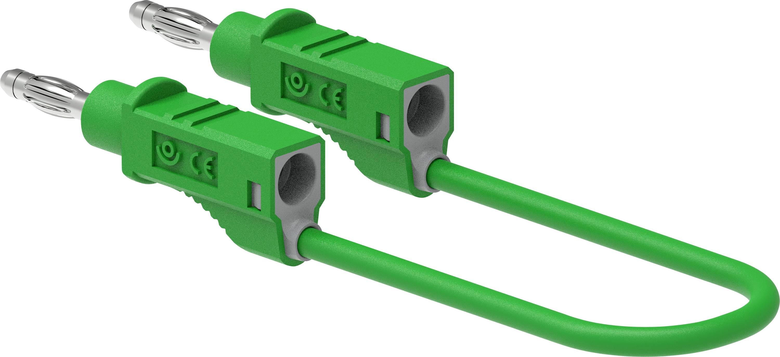 Electro PJP 2111-CD1-25V Test lead 25 cm Green 1 pc(s)