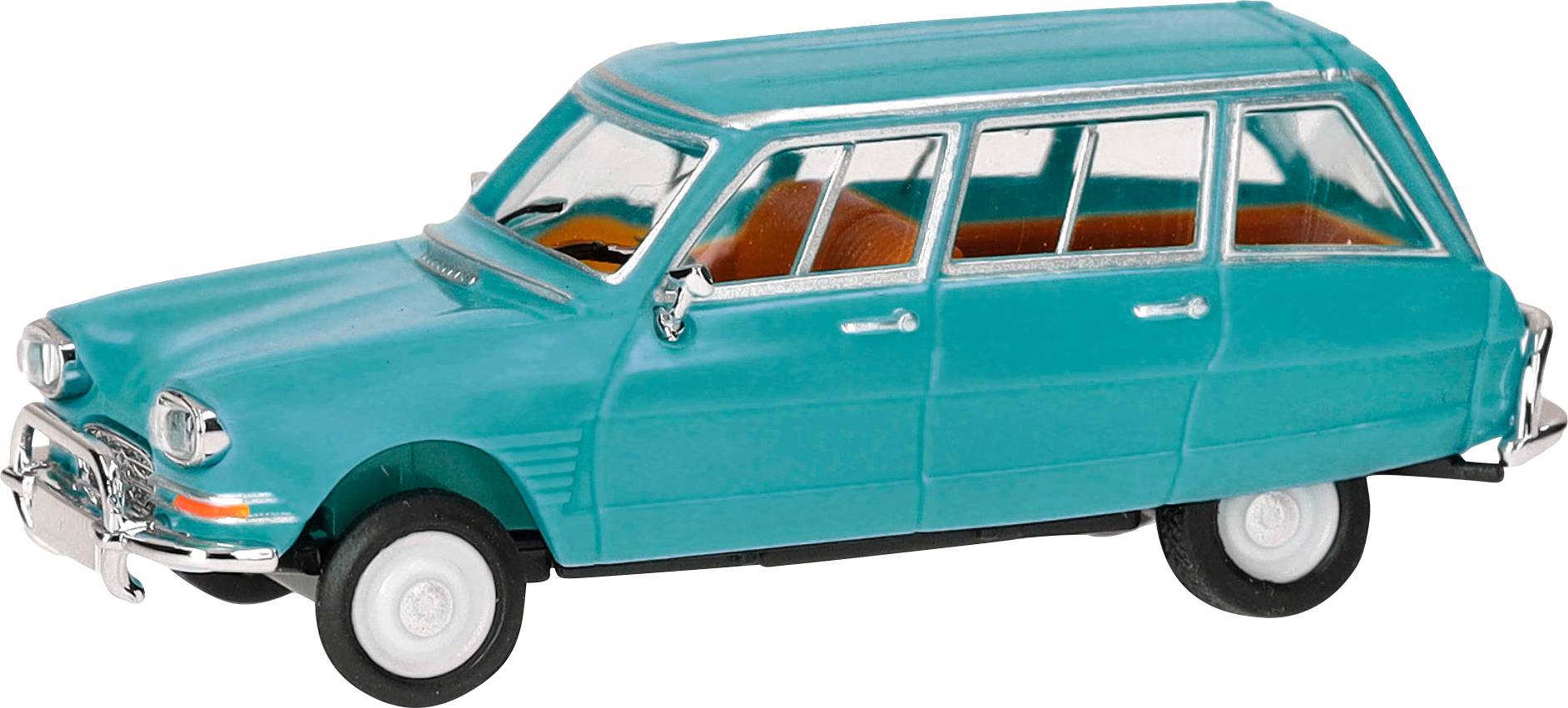 Herpa 027328-004 H0 Car Citroën AMI 6 Break, pastel turquoise