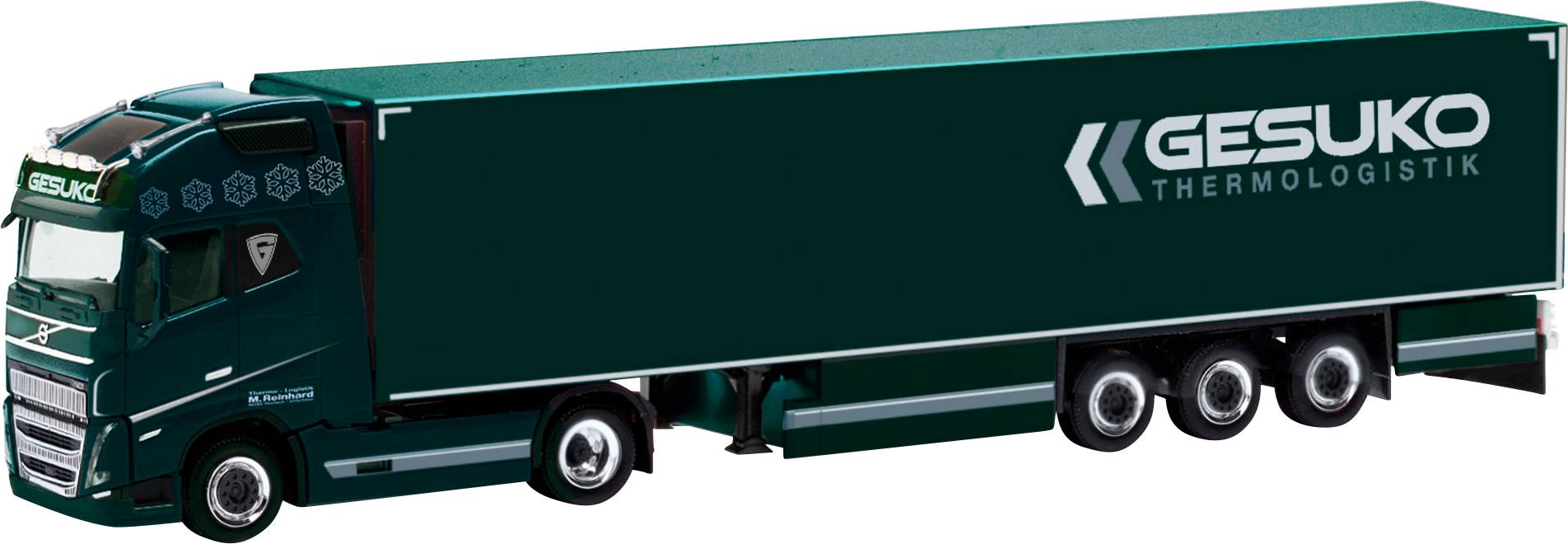 Herpa 318280 H0 HGV Volvo FH 16 GL XL 2020 refrigerated semi-trailer "GESUKO"