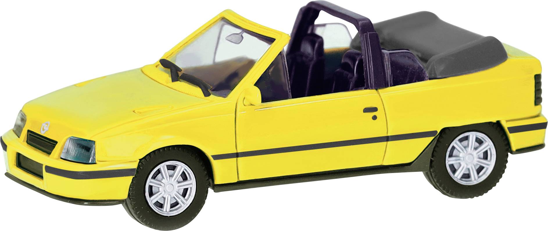 Herpa 421027 H0 Car Opel Kadett E GSI Cabrio, Jamaican yellow