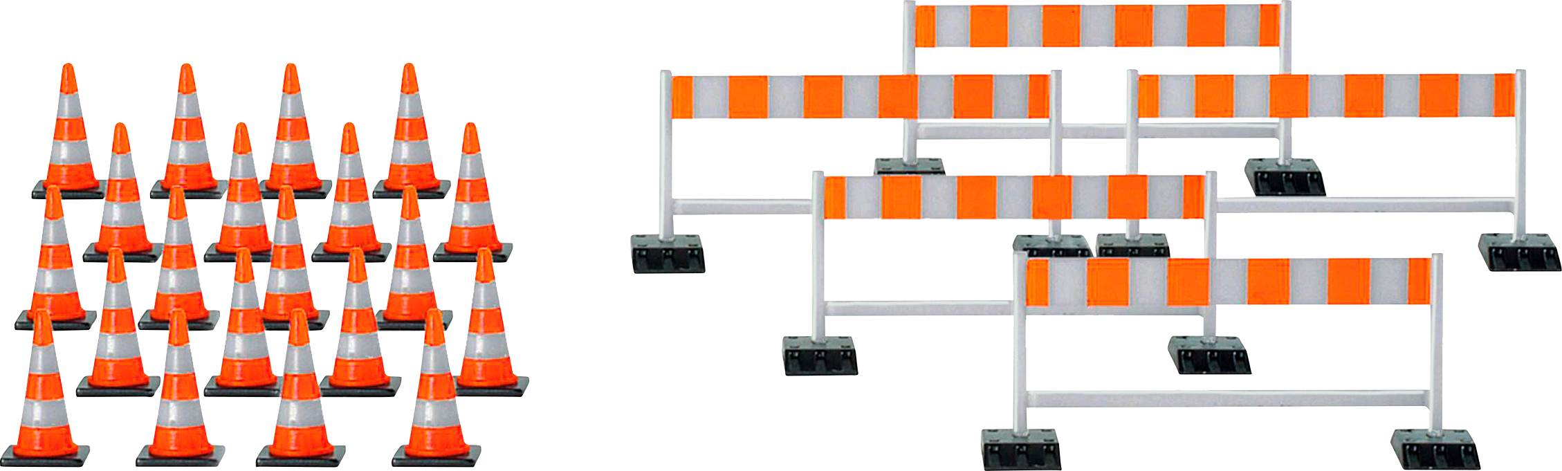 Herpa 052566 Pylon 20 pcs., Bound barriers 5 pcs Assembled