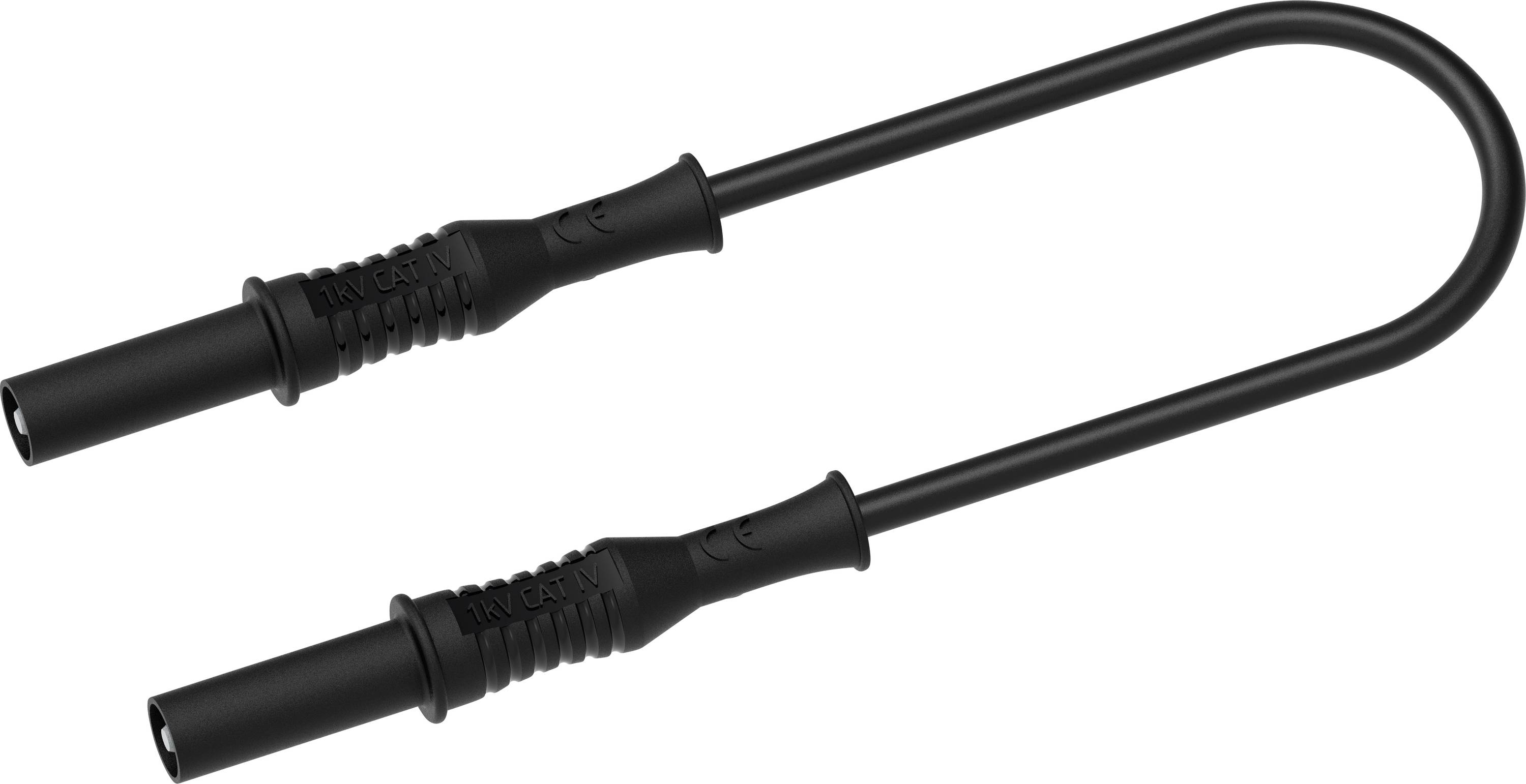 Electro PJP 2317-IECIV-CD1-100N Test lead 4 mm connector 1 m Black 1 pc(s)