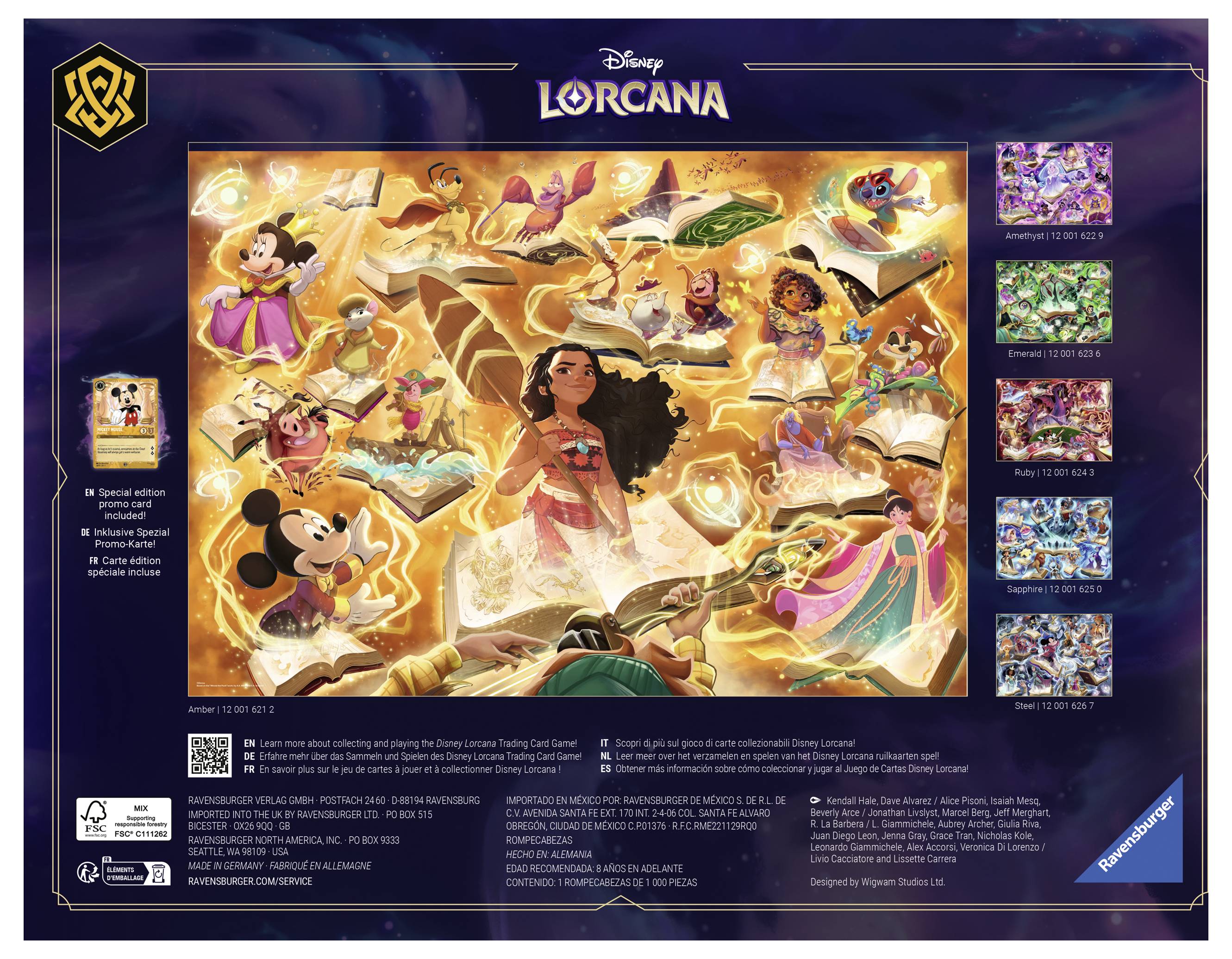 Adult Puzzle 1000 parts - Disney Lorcana 12001621 1 pc(s)