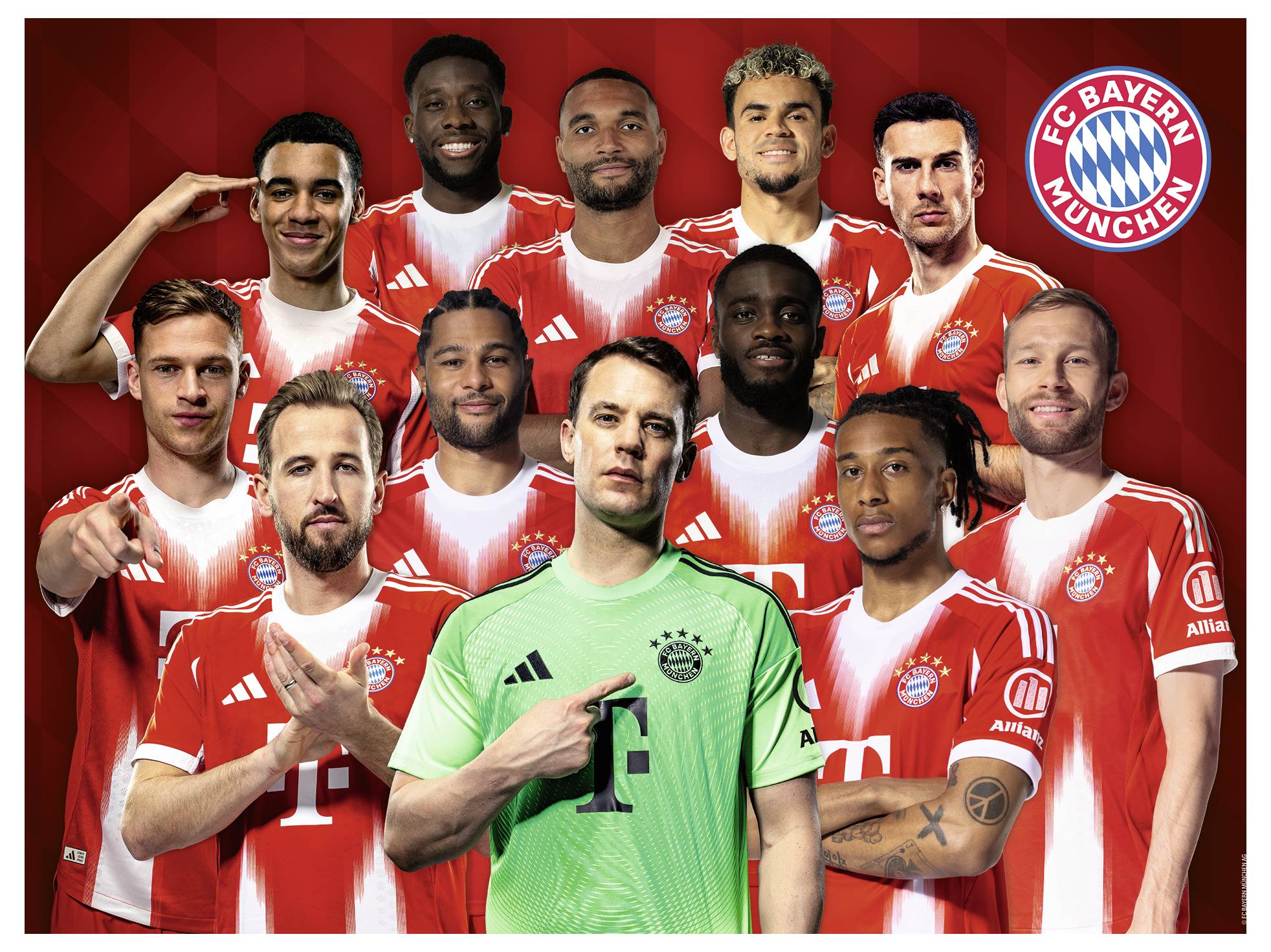 Children's puzzle 300 parts - FC Bayern Munich 12004146 1 pc(s)