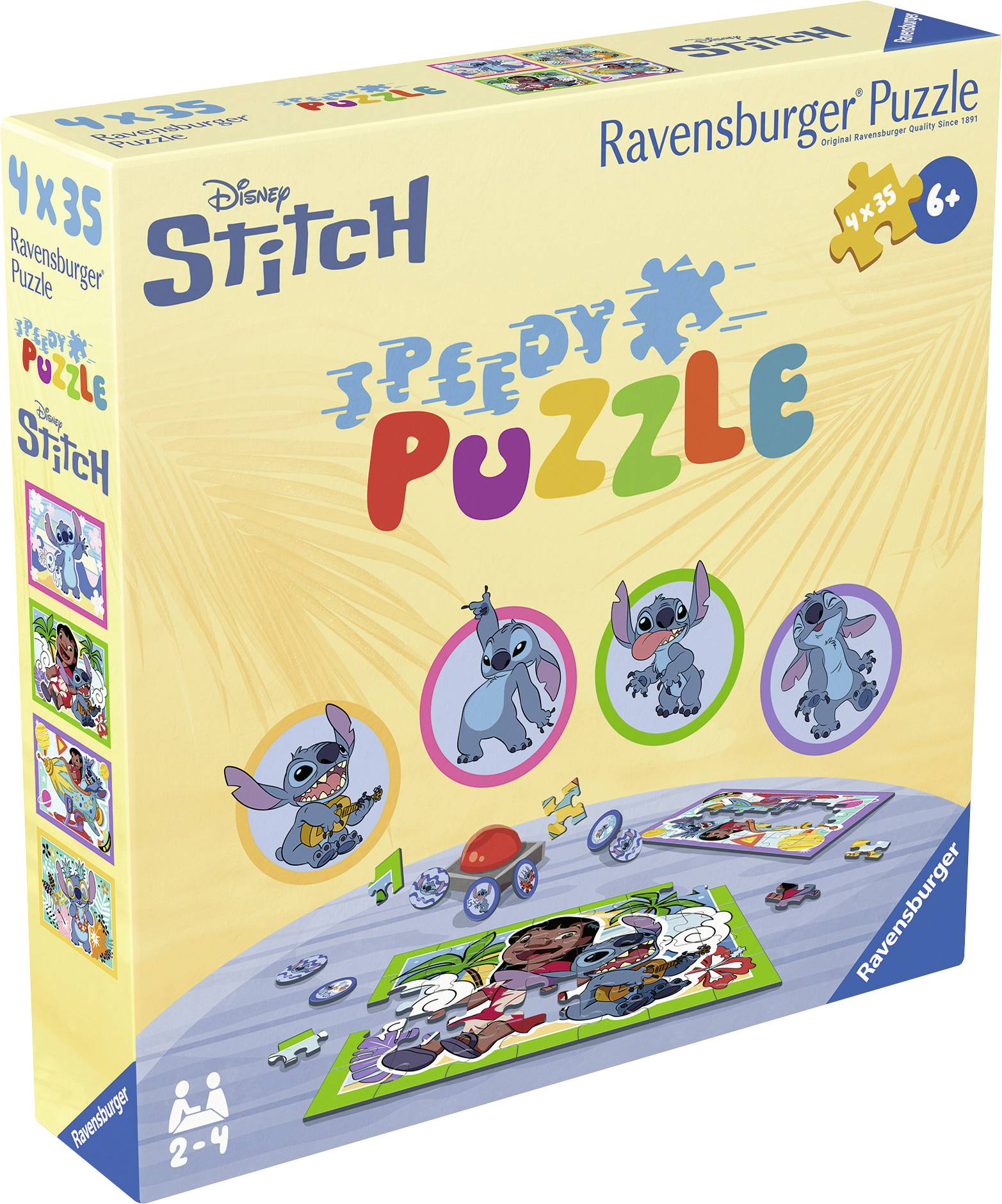 Ravensburger children's puzzle 4x35 parts - Disney stitch 12004178 1 pc(s)
