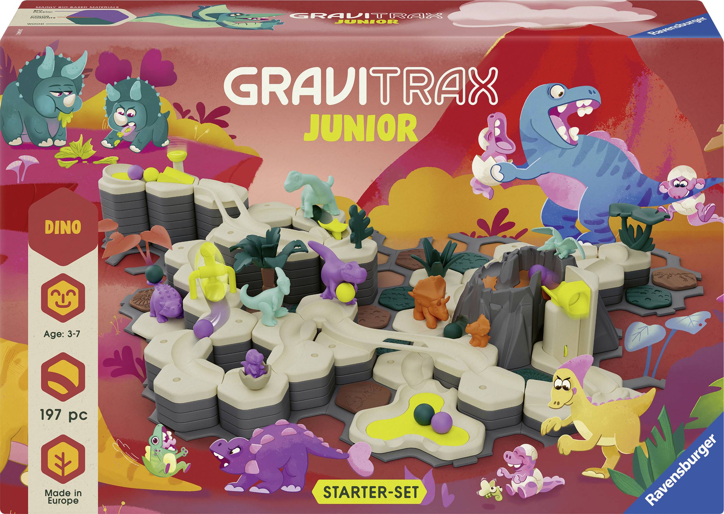 Ravensburger 24845 GraviTrax Junior - Starter-Set XXL Dino