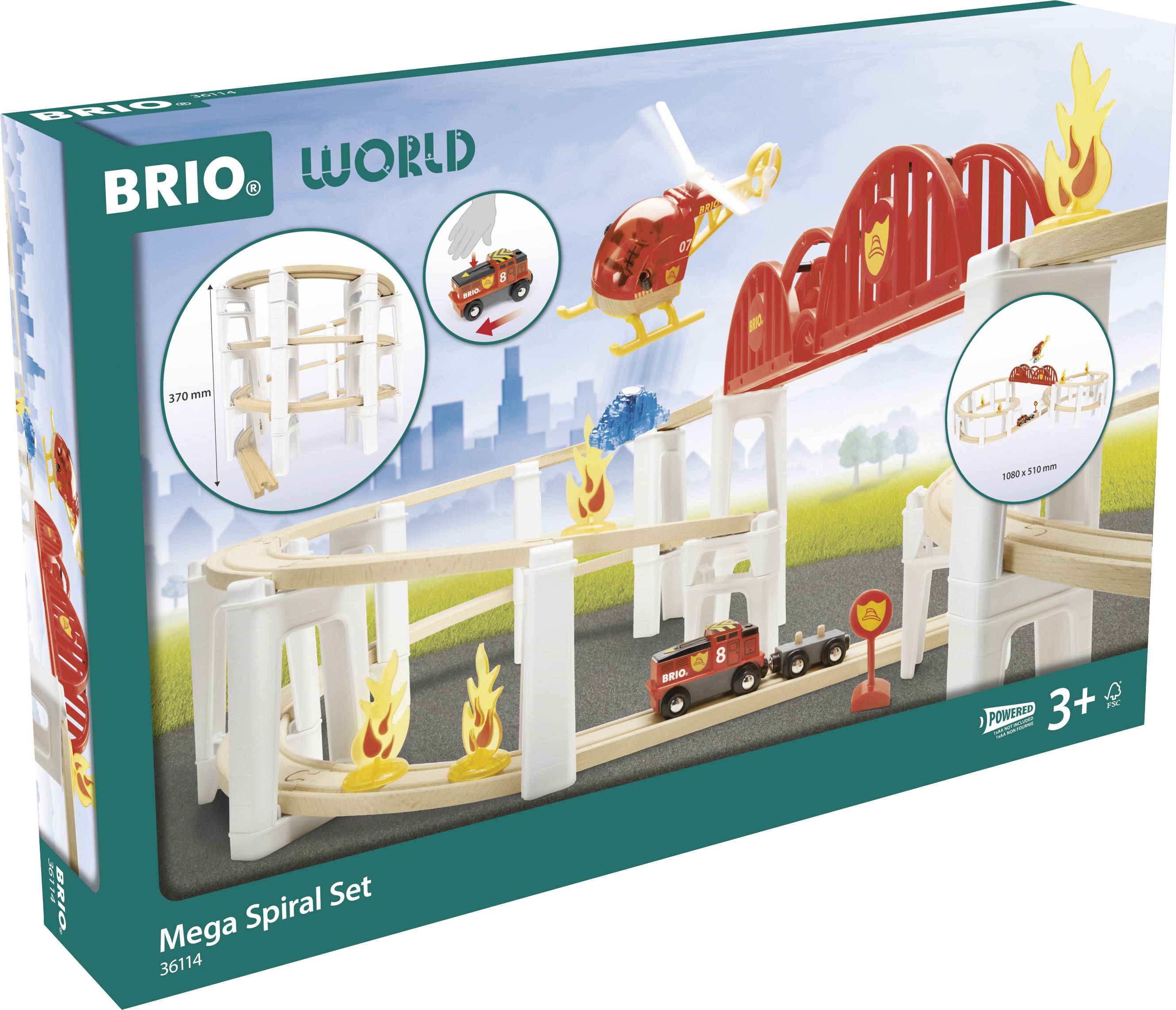 Brio 63611400 Mountain/valley track set