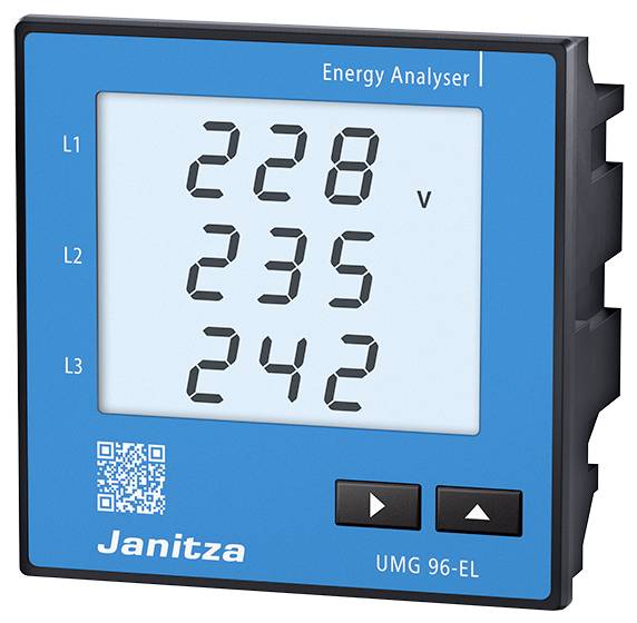 Janitza UMG 96-EL, 24-90V (UL) Power analyzer