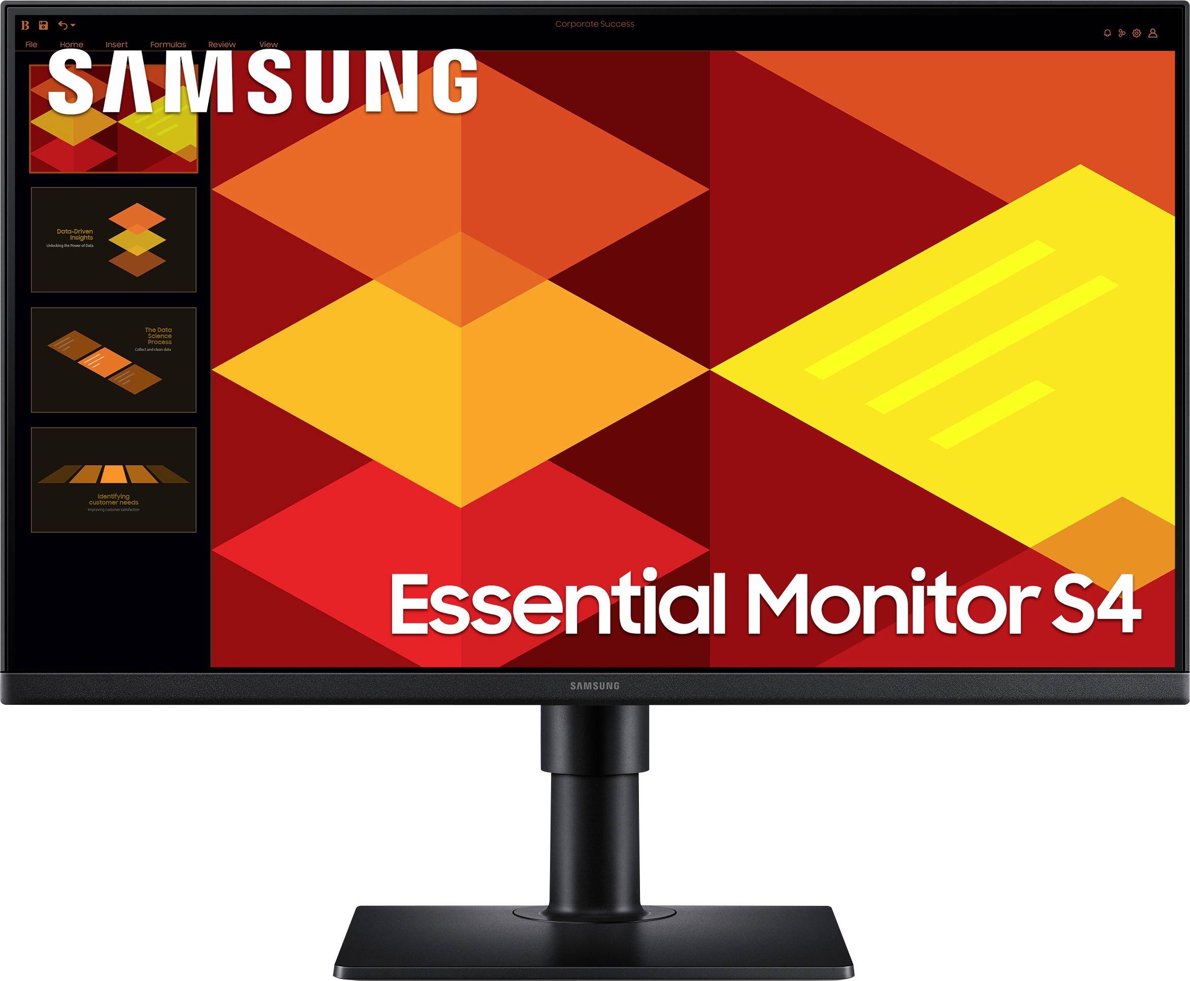 Samsung LS24D406 LCD EEC C (A - G) 61 cm (24 inch) 1920 x 1080 p 16:9 5 ms DisplayPort, HDMI™ IPS LCD