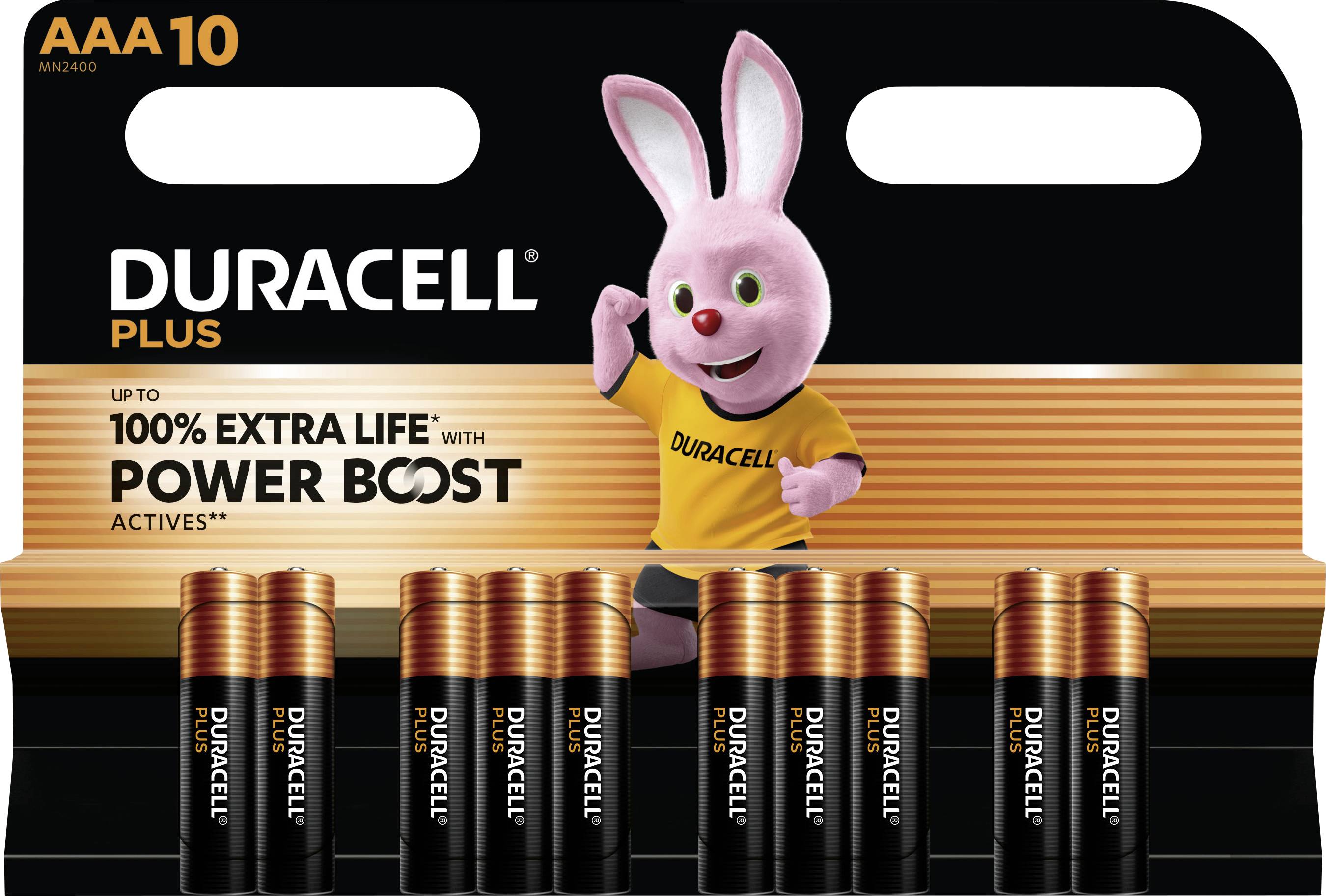 Duracell Plus Power Boost AAA battery Alkali-manganese 1.5 V 10 pc(s)