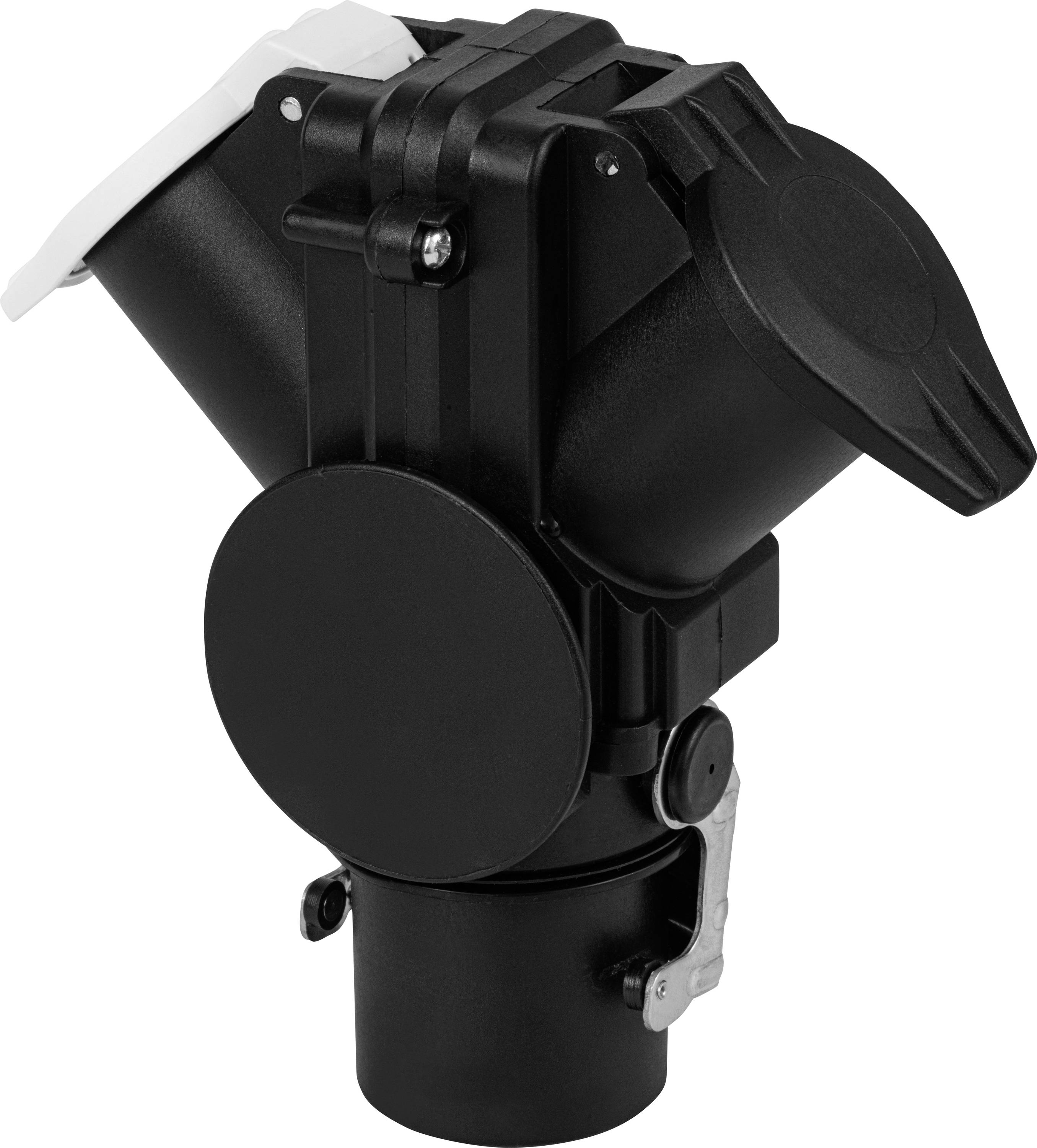 SecoRüt EP240.01 Trailer adapter [Trailer 15-pin socket - 7-pin type N plug, 7-pin type S socket] Plastic