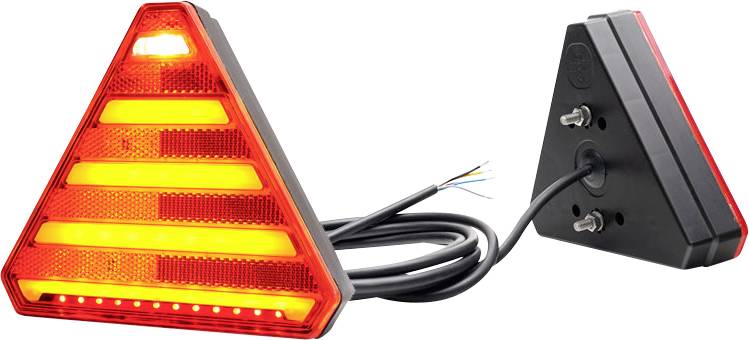 WAS Trailer tail light Open cable ends Turn signal, Brake light, Tail light, Reversing lamps, Reflector right 12 V DC, 24 V DC