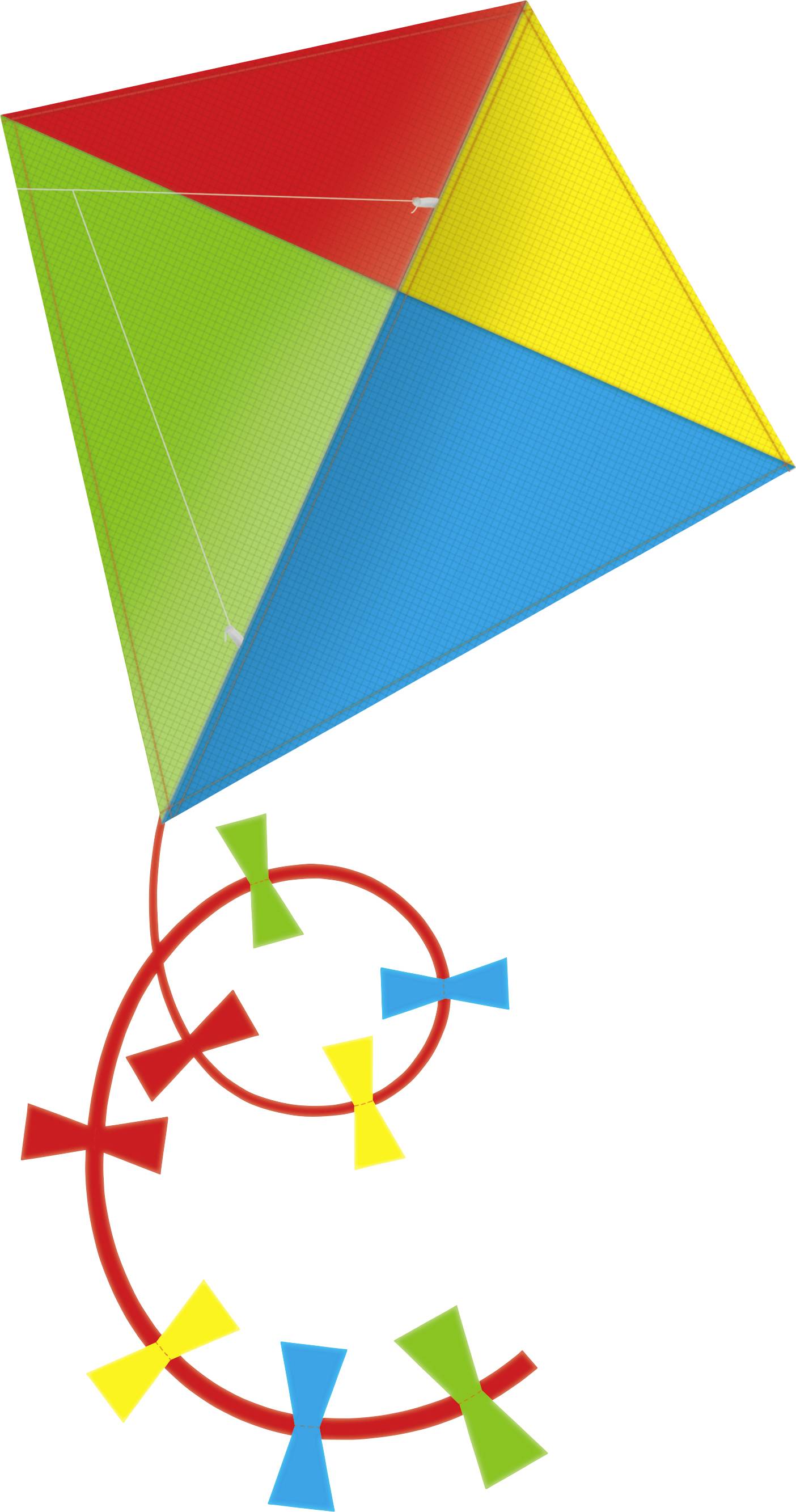 Günther Flugspiele Single line Kite Quadro Wingspan (details) 700 mm