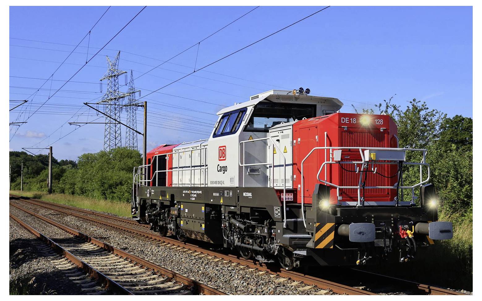 Rivarossi HR2989S H0 DB cargo, diesel locomotives Locomotive Vossloh DE