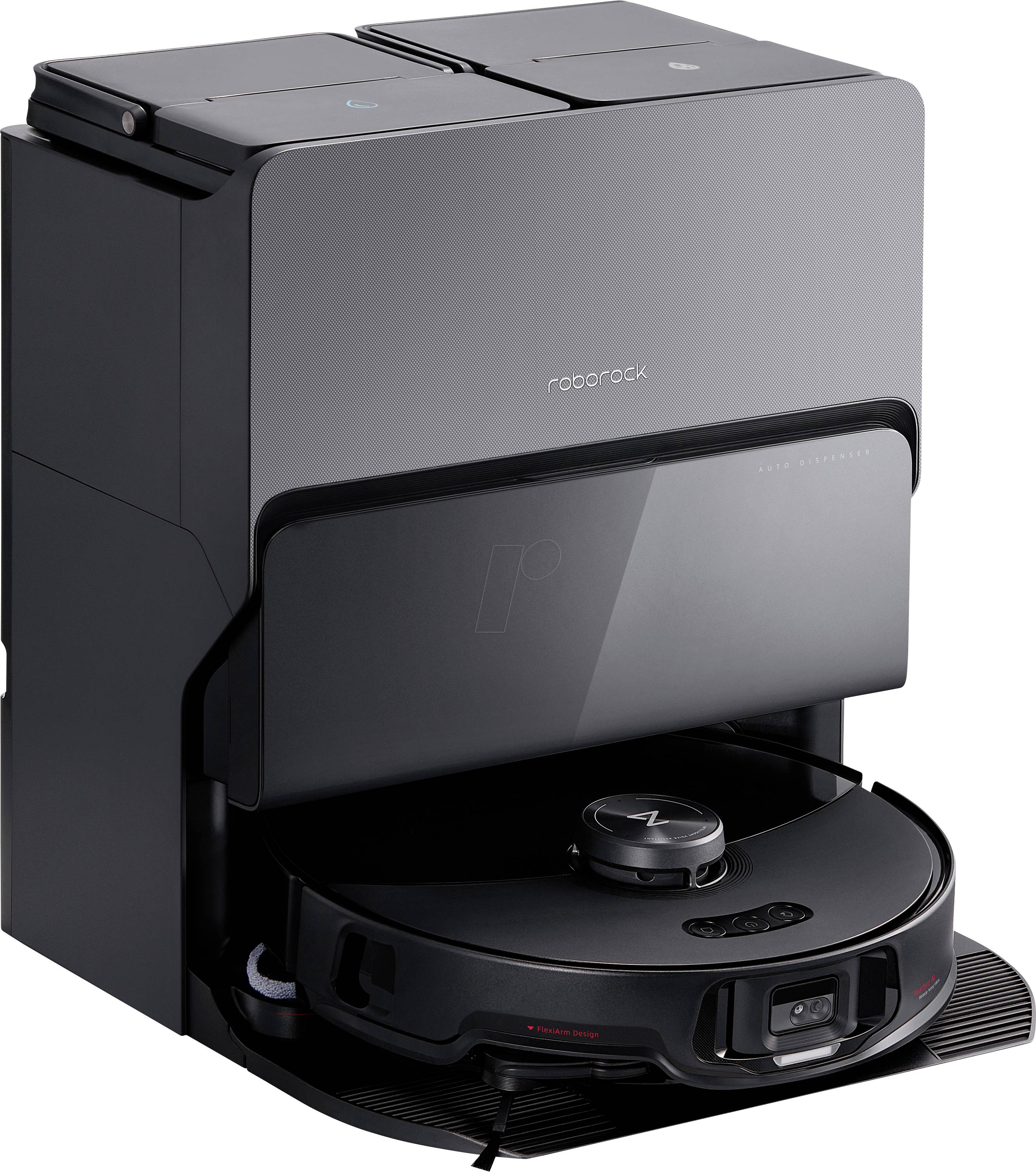 Roborock S8 maxV Ultra Robotic vac/sweeper Black Voice-controlled, Remotely controlled, App-controlled, Alexa compatibility