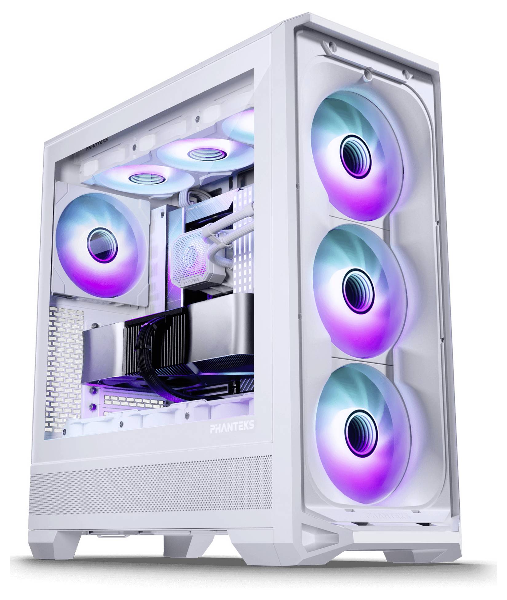 Phanteks PH-EC400GA_DMW01 Casing, Game console casing, PC casing White