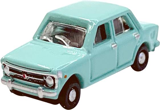 Minis by Lemke LC61519 N Car Fiat 128, light green