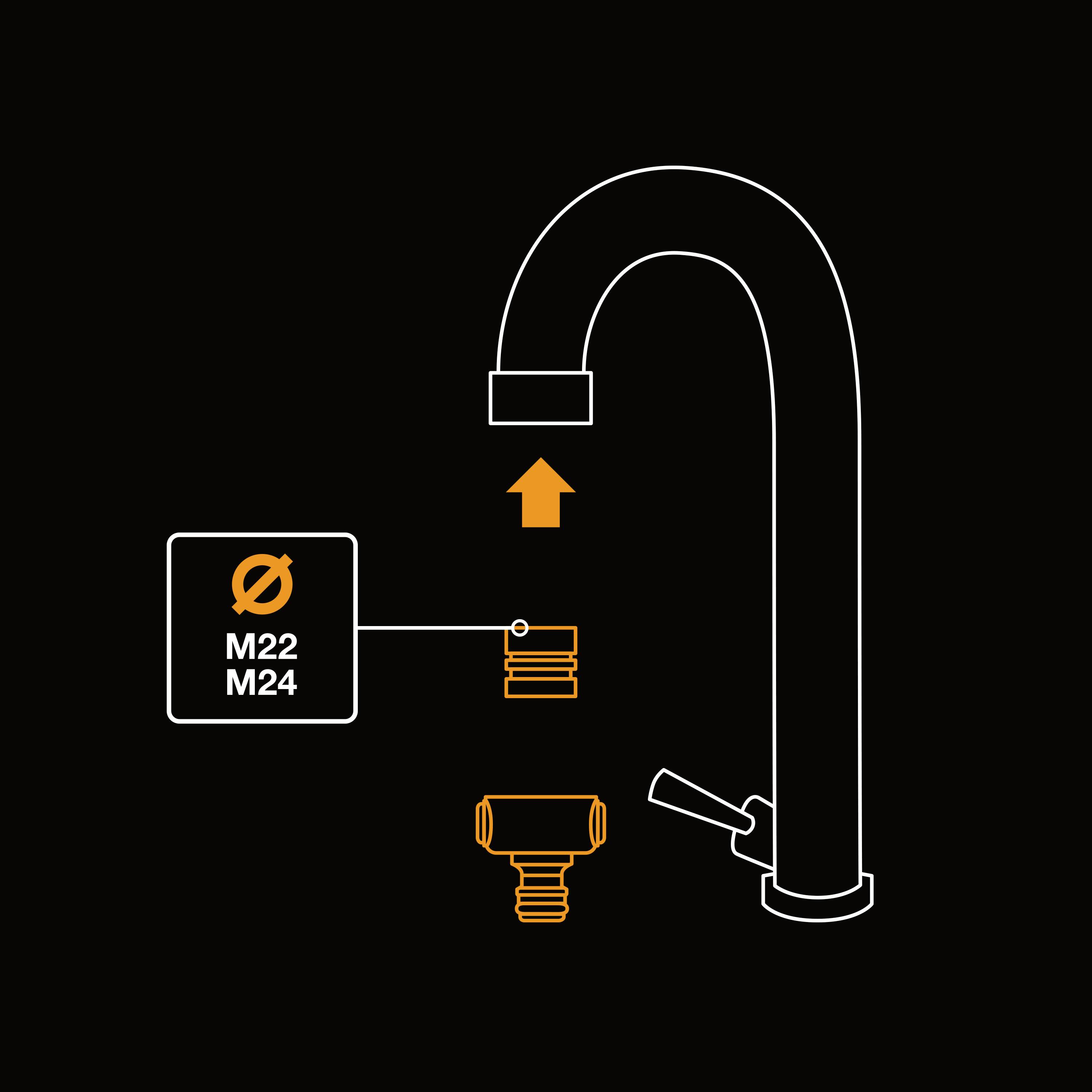 Fiskars 1027062 Tap connector