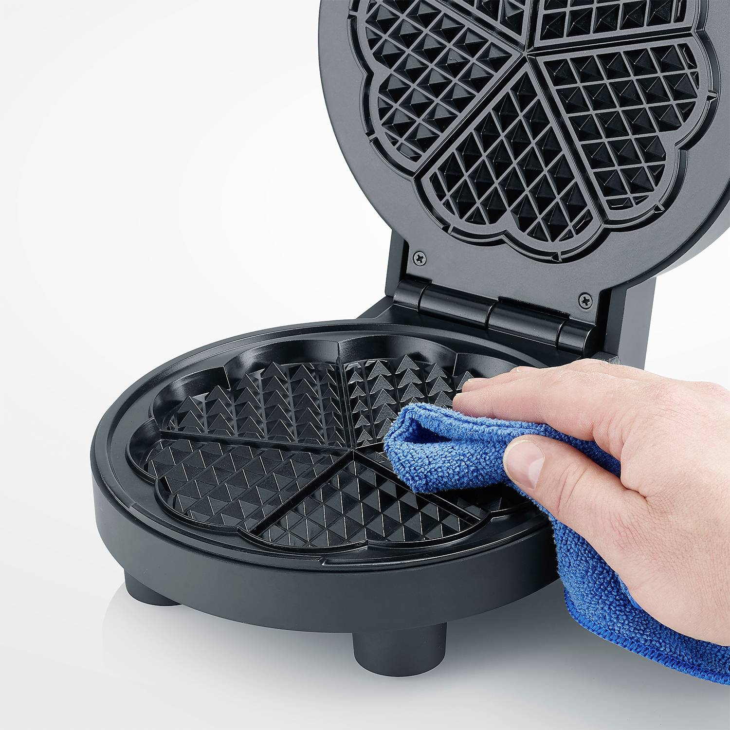 Severin WA 2116 Waffle maker Non-stick coating, Indicator light Black