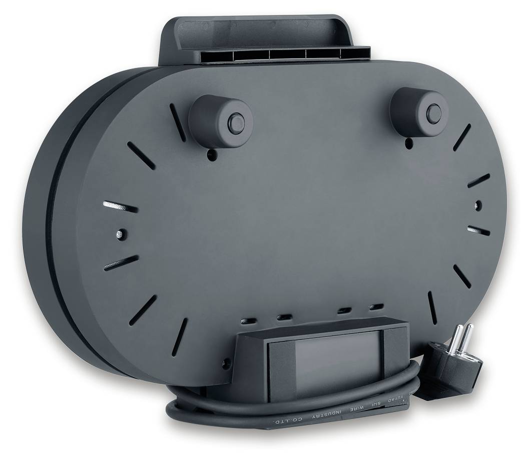 Severin WA 2118 Waffle maker Indicator light, hinged Black