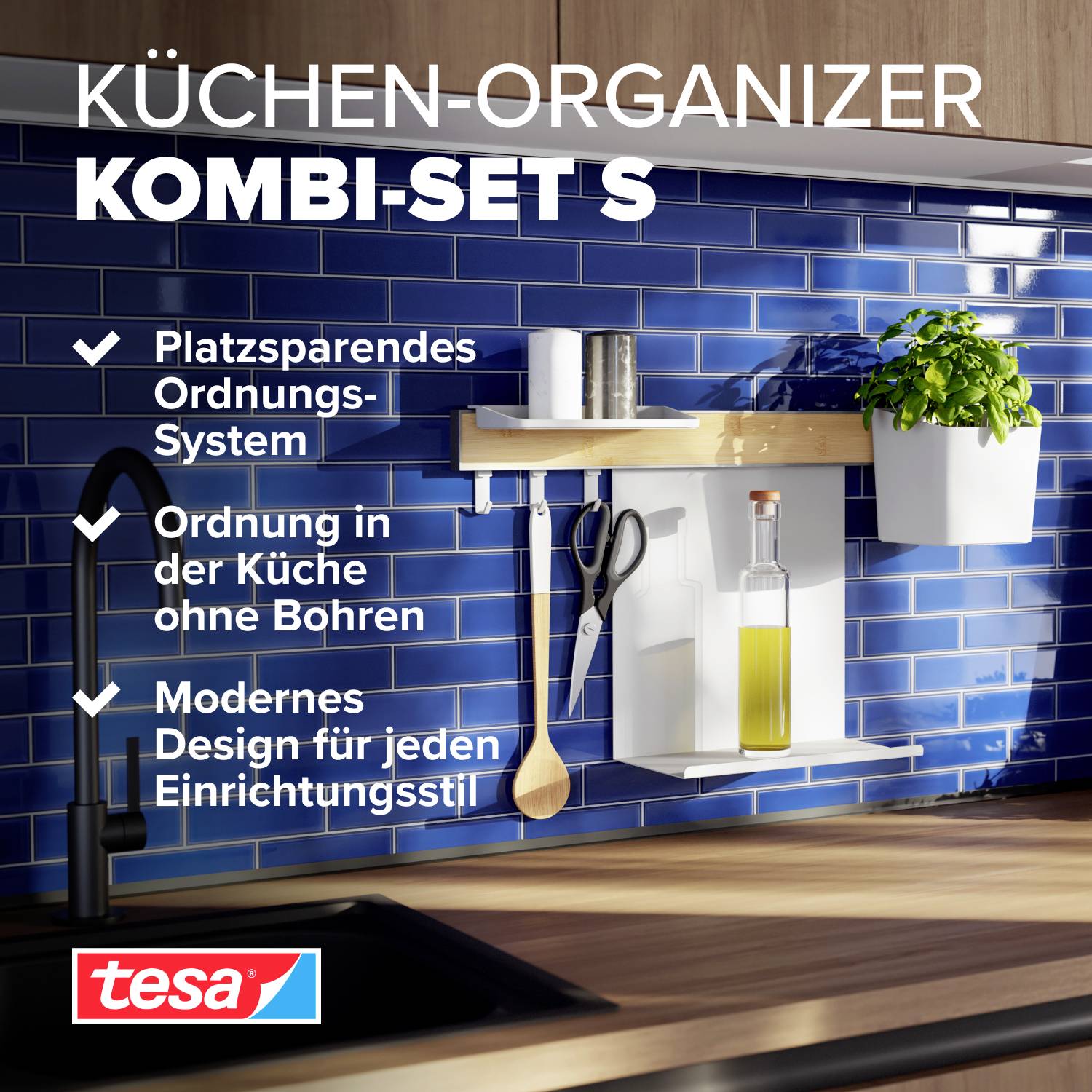 tesa 70040-00000-00 Combo set White 1 Set
