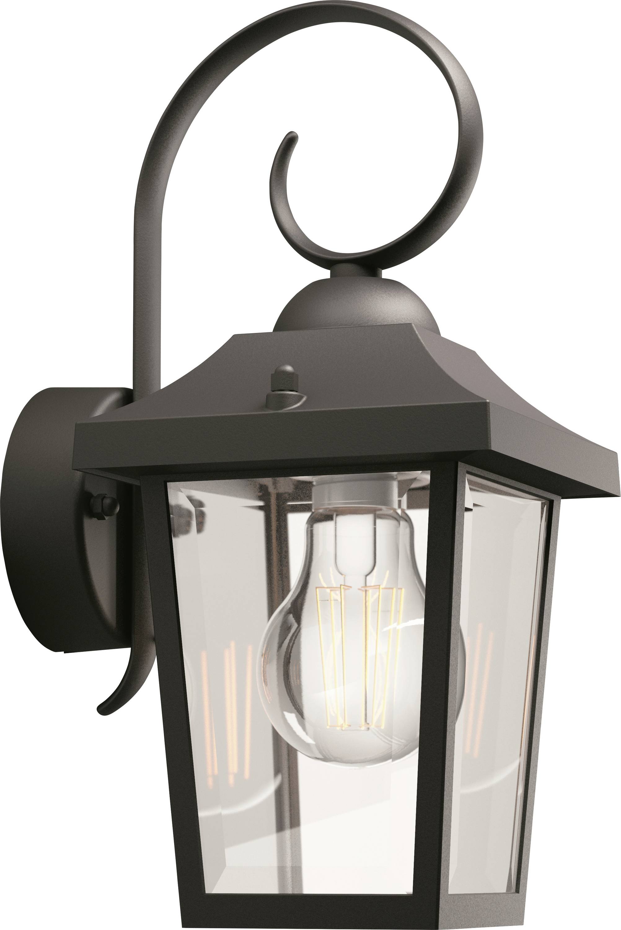 Philips LED Buzzard Wandleuchte 1x60W 230V 8718696156797 Light bulb E-27 Black