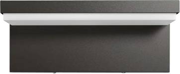 Philips LED Bustan Wandleuchte Anthrazit 2x4.5W 8718696158876 Built-in LED