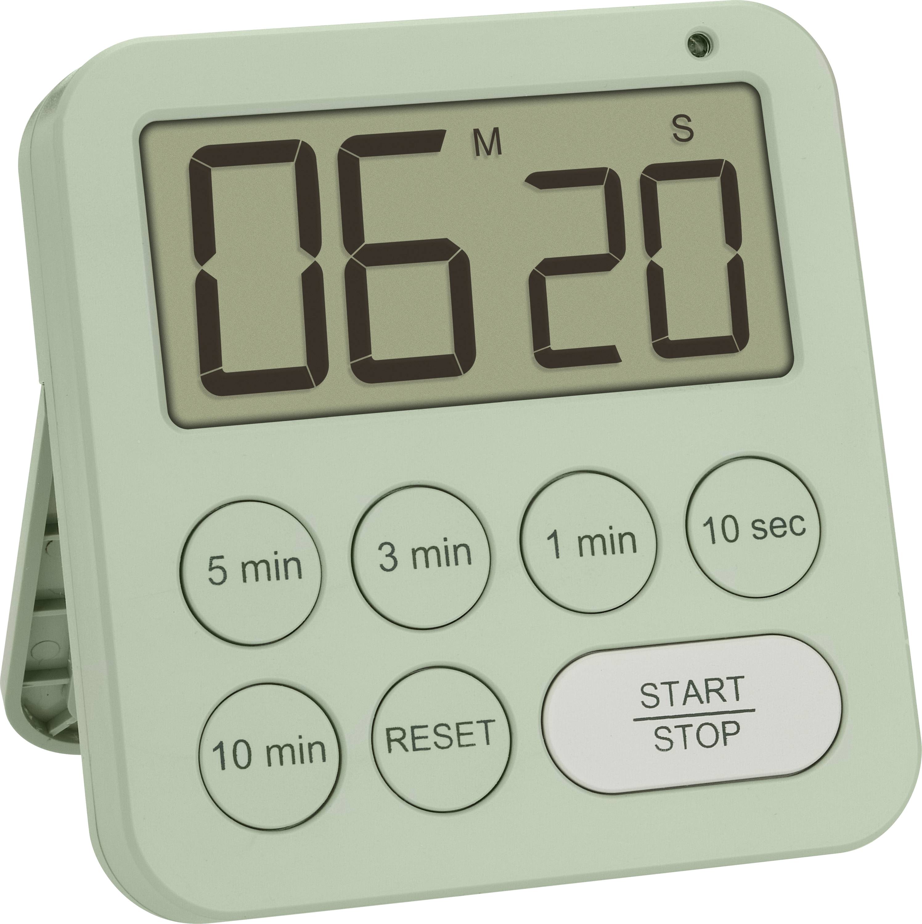 TFA Dostmann Digitaler Timer und Stoppuhr Timer Green Digital