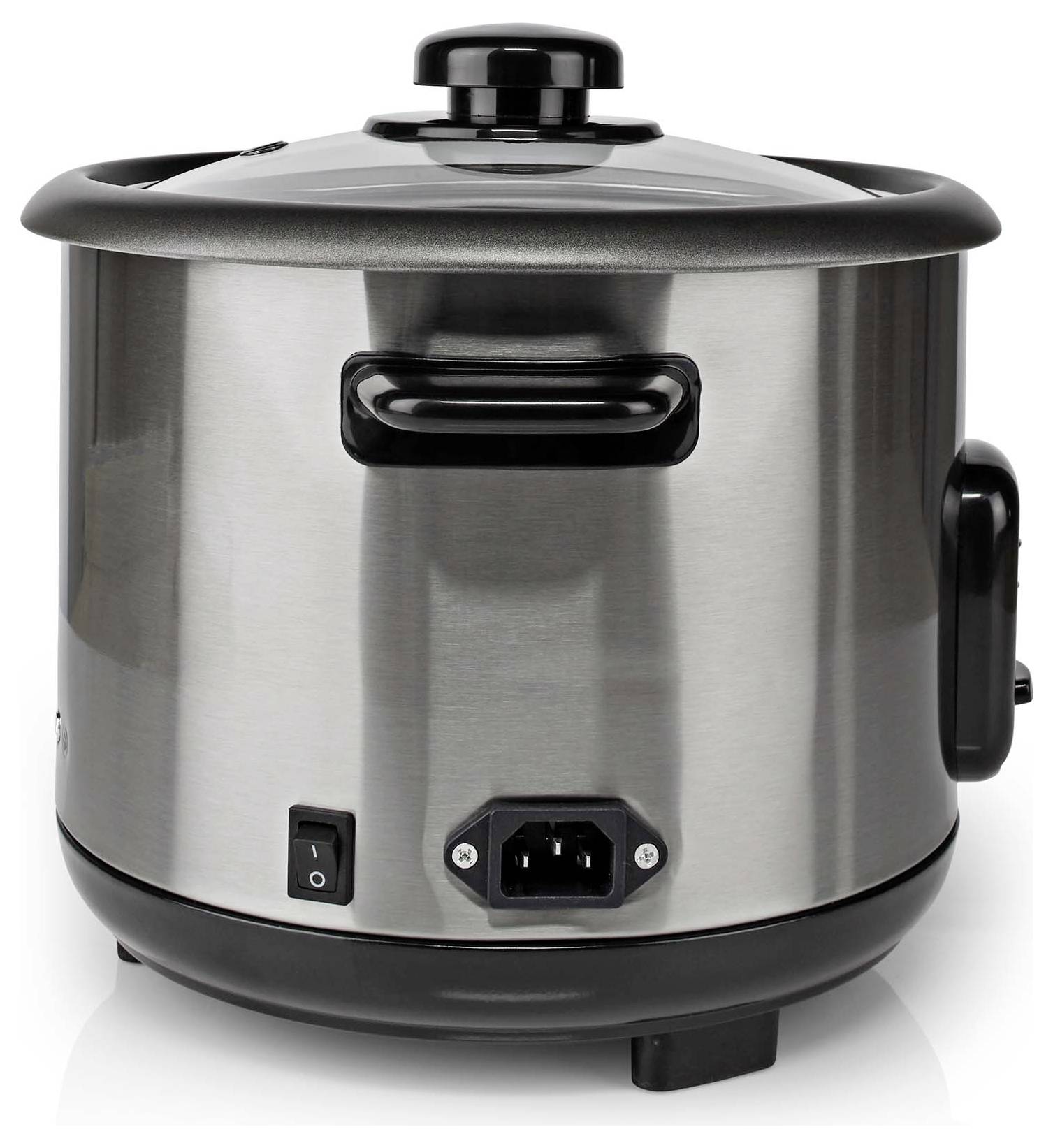 Nedis KARC115AL Rice cooker Silver Non-stick coating, Indicator light