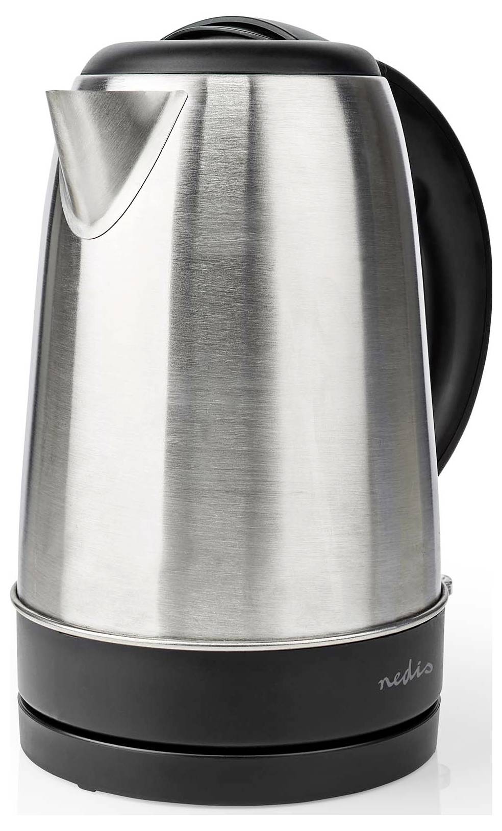Nedis KAWK340EAL Kettle Indicator light Silver, Black Capacity: 1.7 l