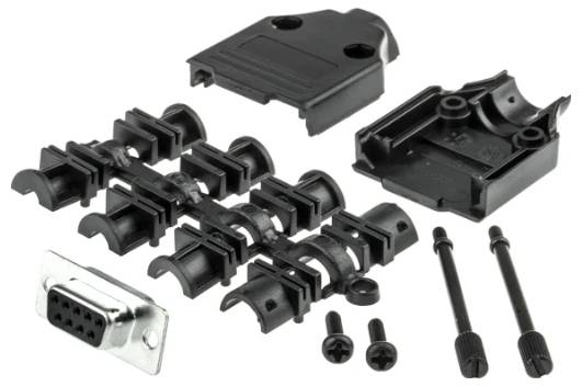 MH Connectors MHDTPPK9-DB9S-K D-SUB receptacle set 180 ° Number of pins: 9 Solder bucket