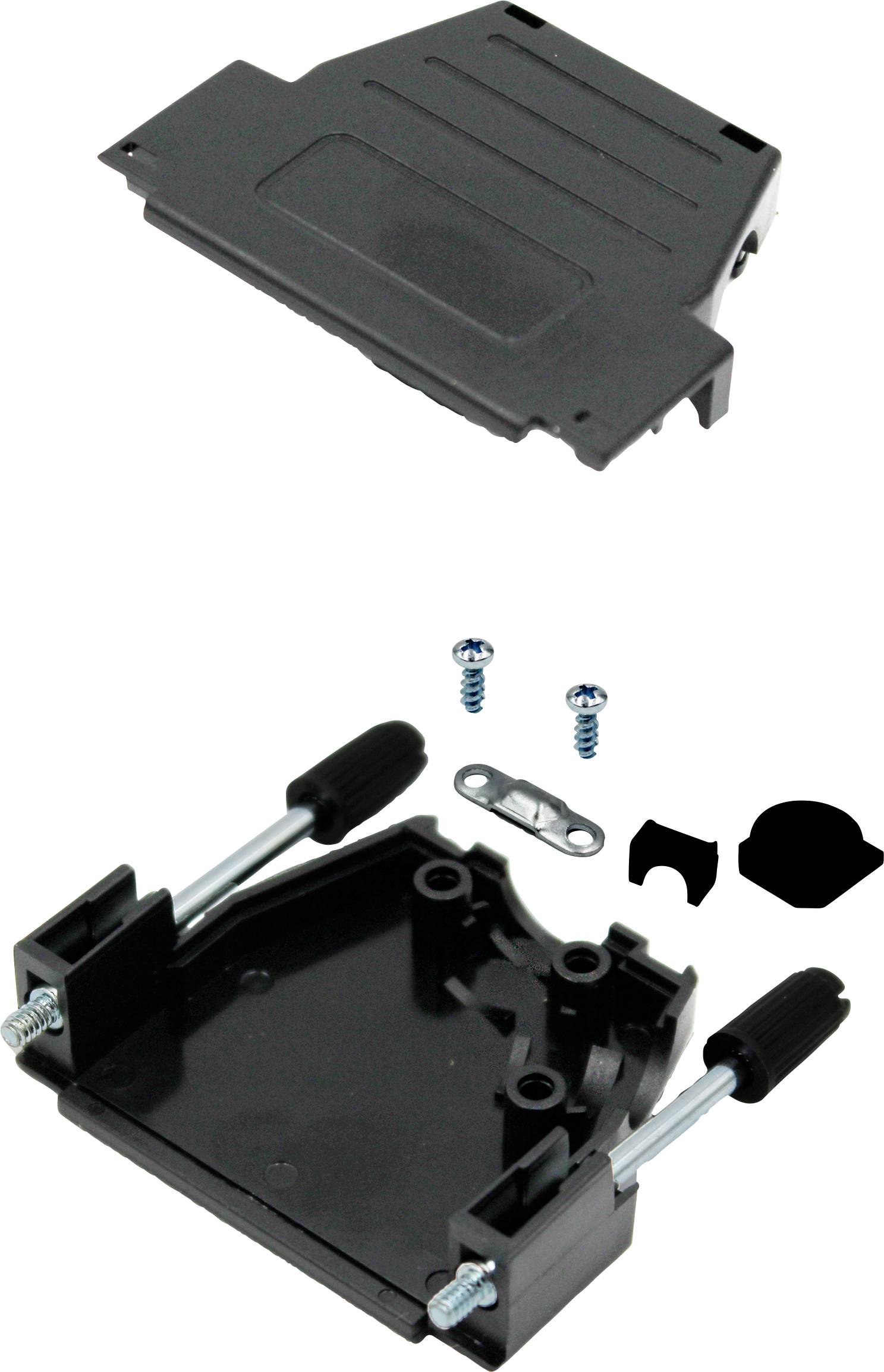 MH Connectors MHDSSK-P-15-L-K D-SUB housing Number of pins: 15 Black