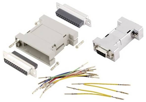 MH Connectors D-SUB adapter D-SUB plug 15-pin - D-SUB socket 15-pin 1 pc(s)