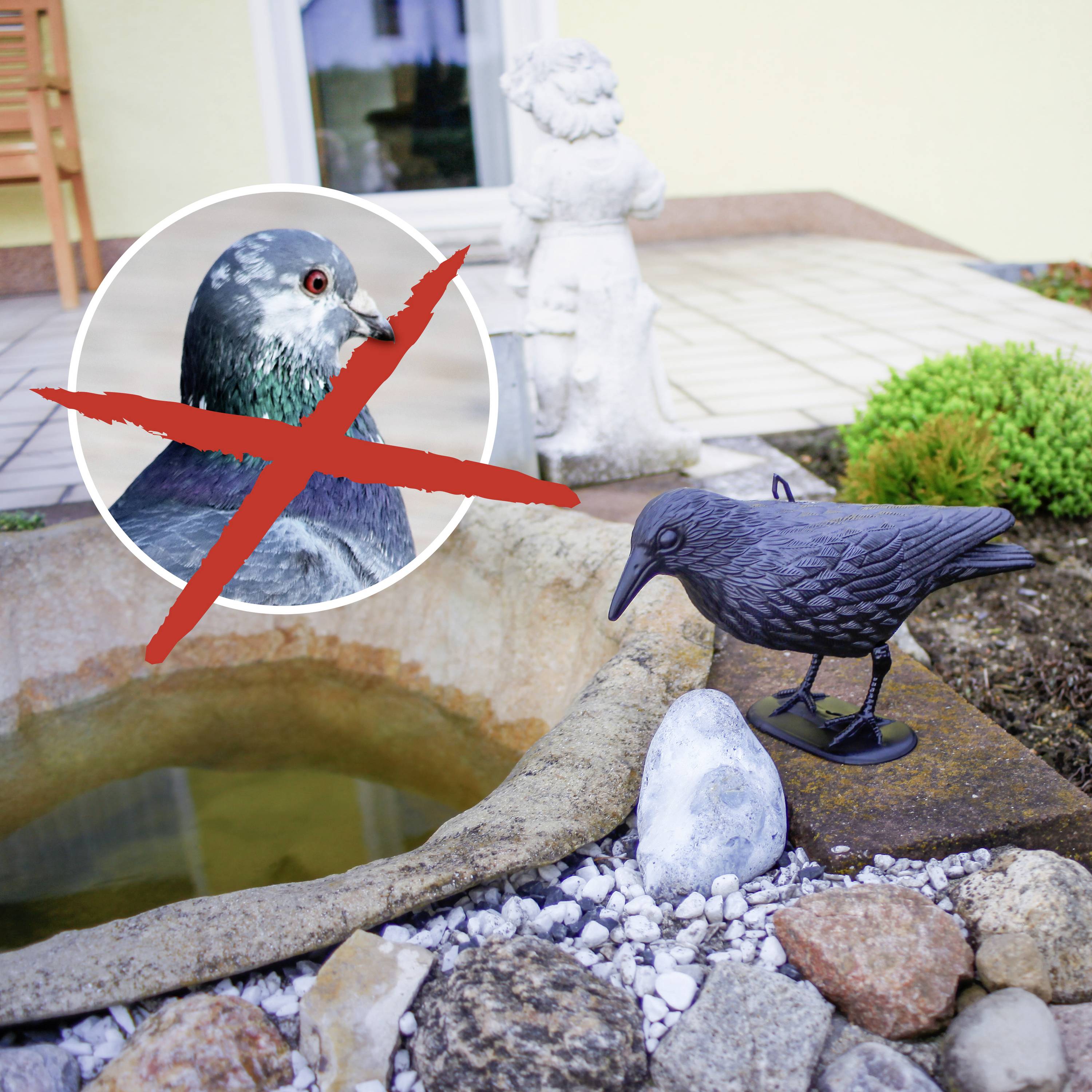 Gardigo Raven pigeon scarer Working principle Deterrent 1 pc(s)