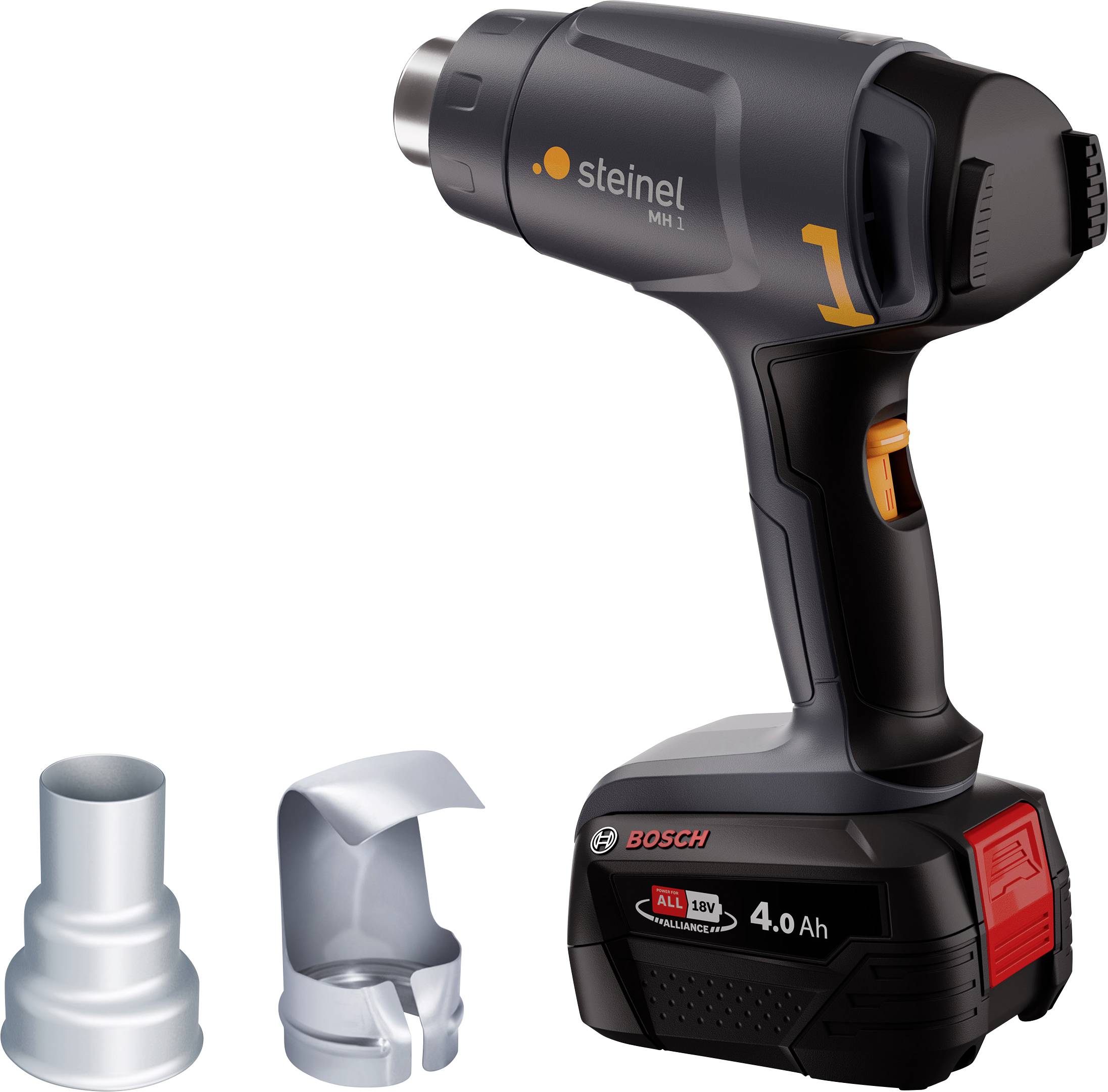 Steinel 088071 MH 1 SET 4AH LG Cordless hot air blower incl. rechargeables, incl. charger 500 W