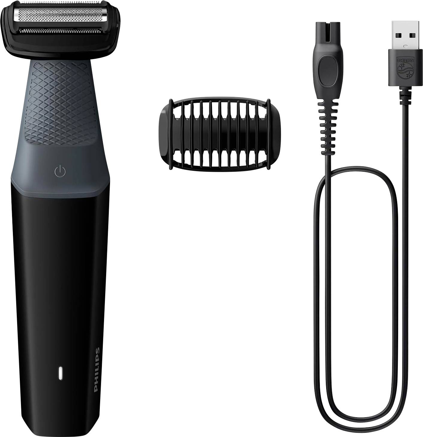 Philips BG3017/01 Body hair trimmer Washable, USB charger Black