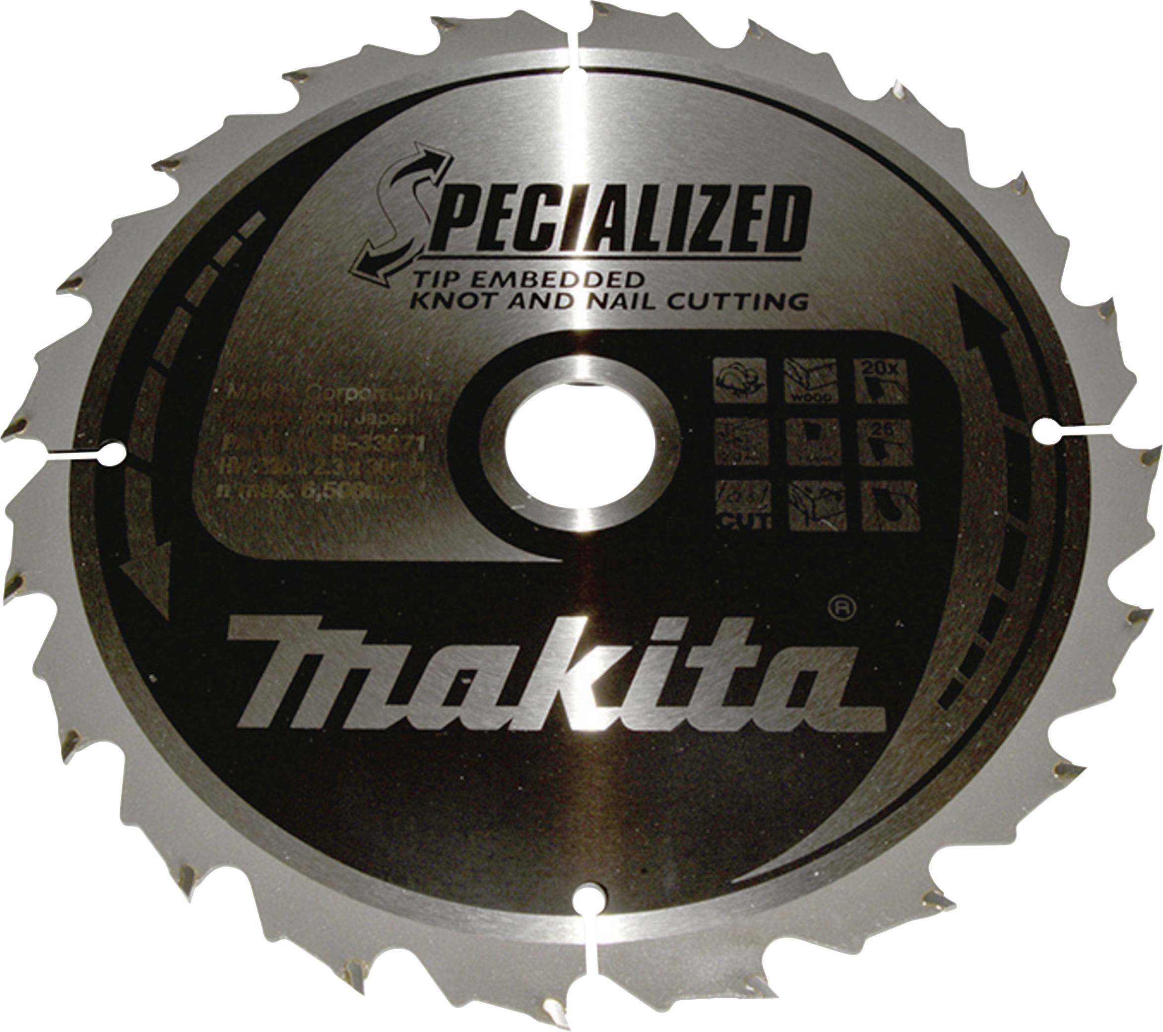 Makita B-33071 Circular saw blade 1 pc(s)
