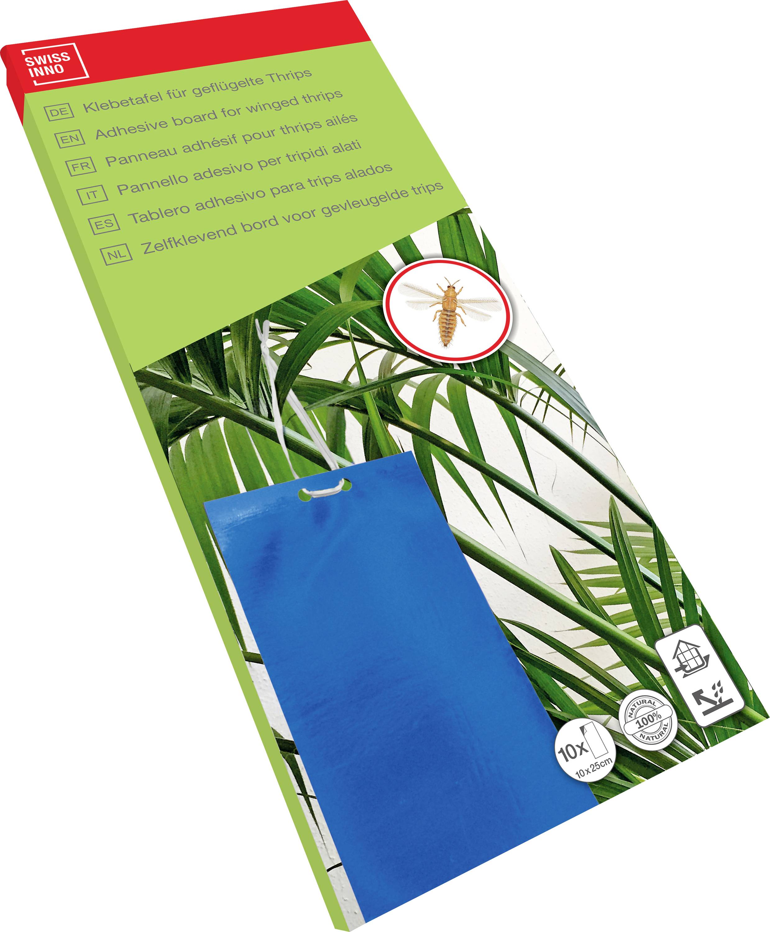 Swissinno Blaue Klebetafeln für geflügelte Thrips 10er Sticky panel 10 pc(s)