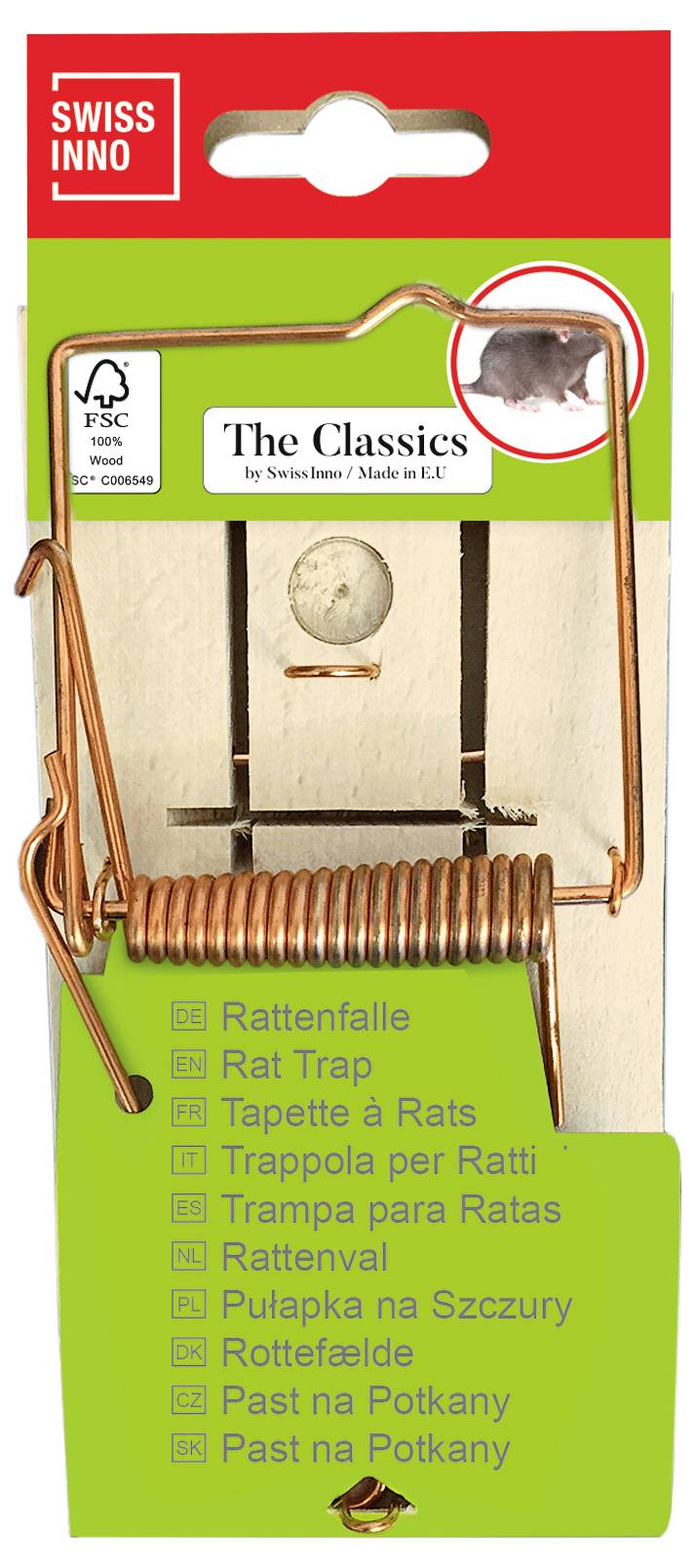 Swissinno Holz-Classic Rat trap 1 pc(s)