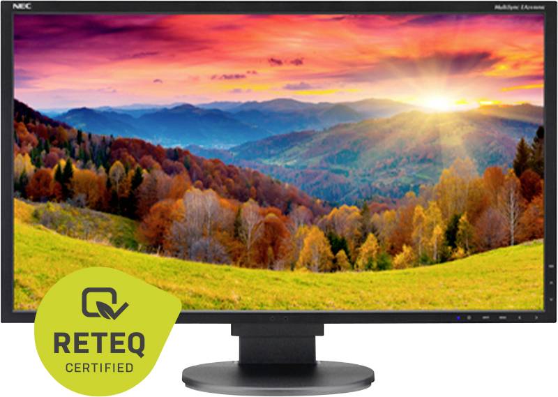 NEC Multisync EA244WMI-BK LED Refurbished (very good) 61.2 cm (24.1 inch) 16:10 5 ms DisplayPort, DVI, HDMI™, USB IPS LED