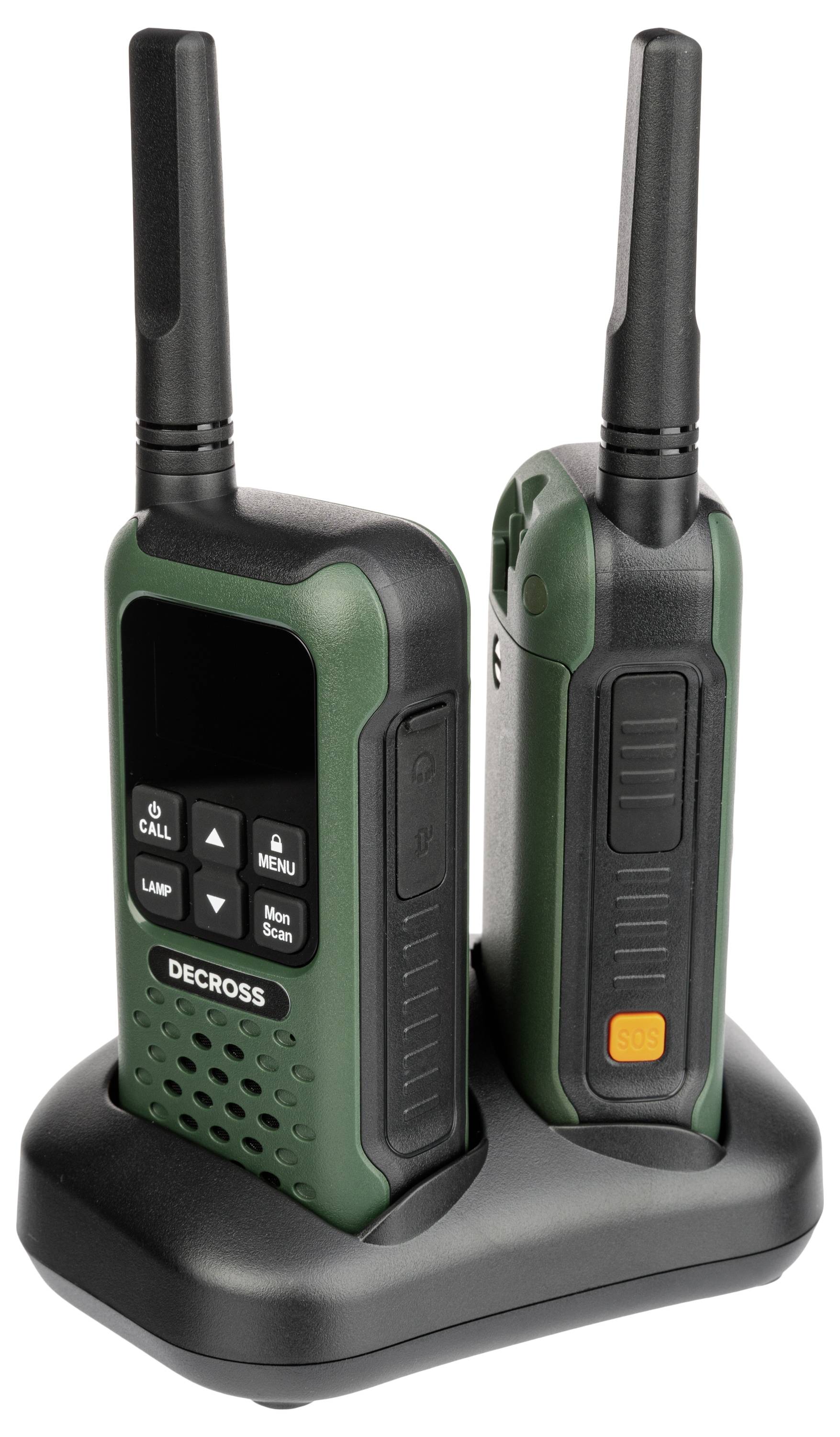 DECROSS DC93 Dunkelgrün 2er-Set DC9315114502000 PMR handheld transceiver