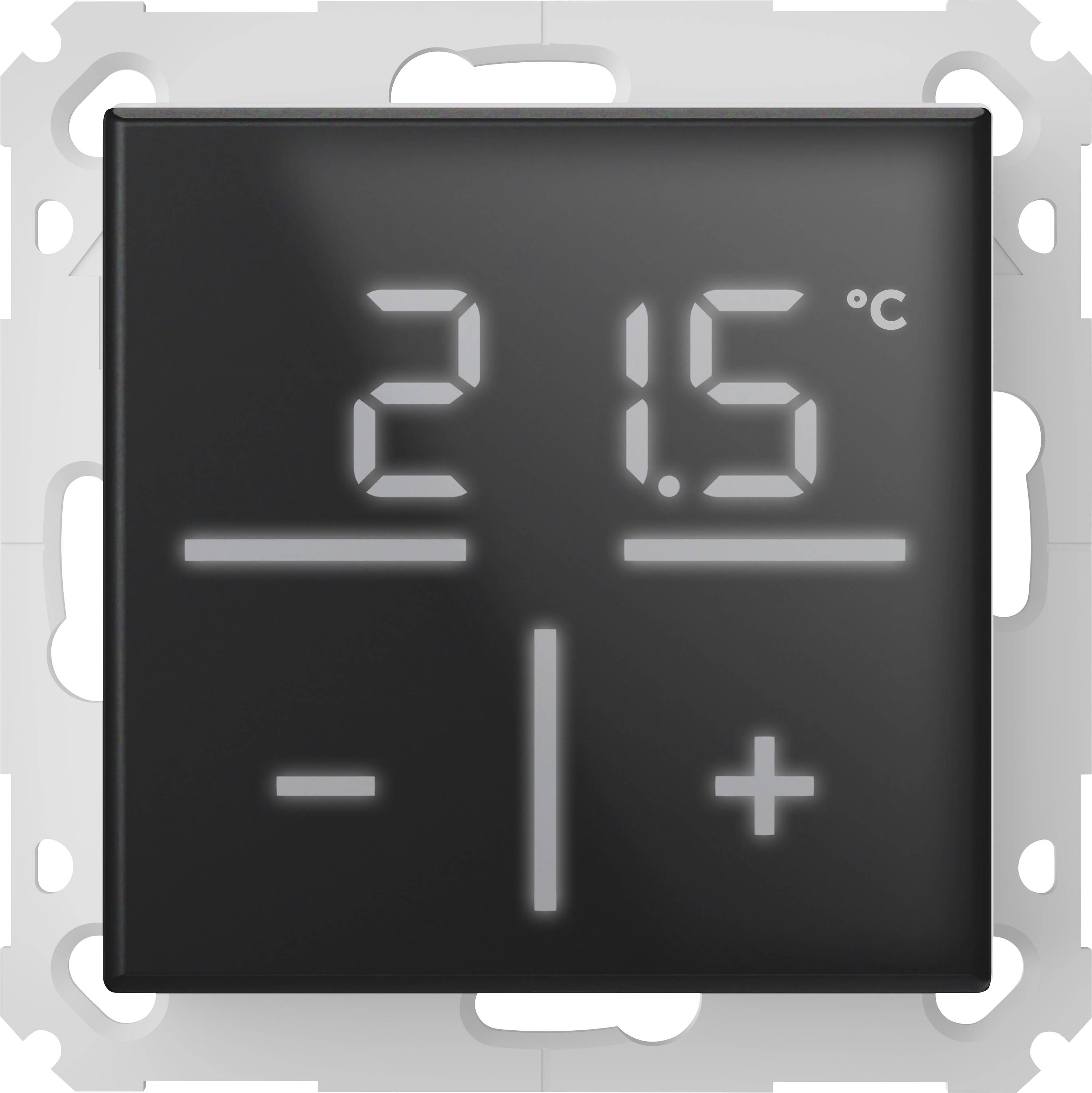 Homematic IP Wall thermostat IP Funk Glas-Wandthermostat mit CO2-Sensor