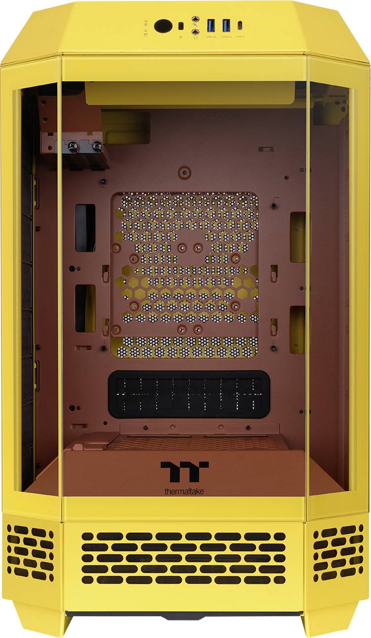Thermaltake The Tower 250 Butter Caramel Mini tower Game console casing Caramel